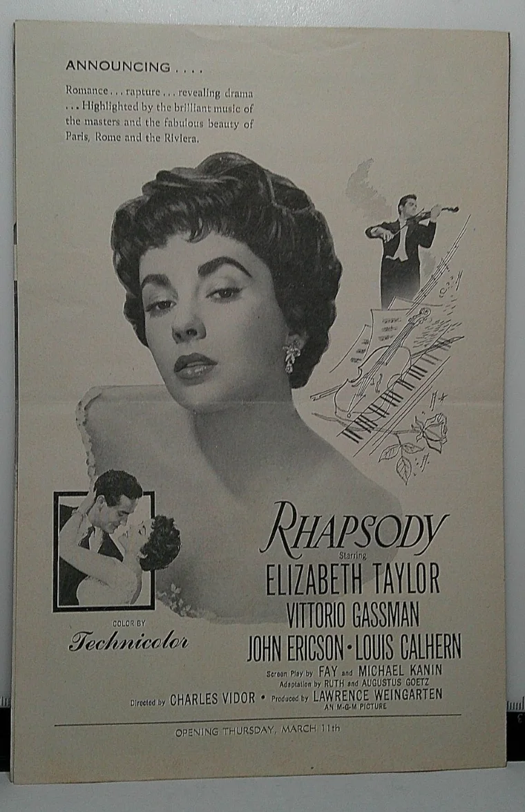 1954 Radio City Music Hall New York leaflet The Long Long Trailer Lucille Ball, изображение 3