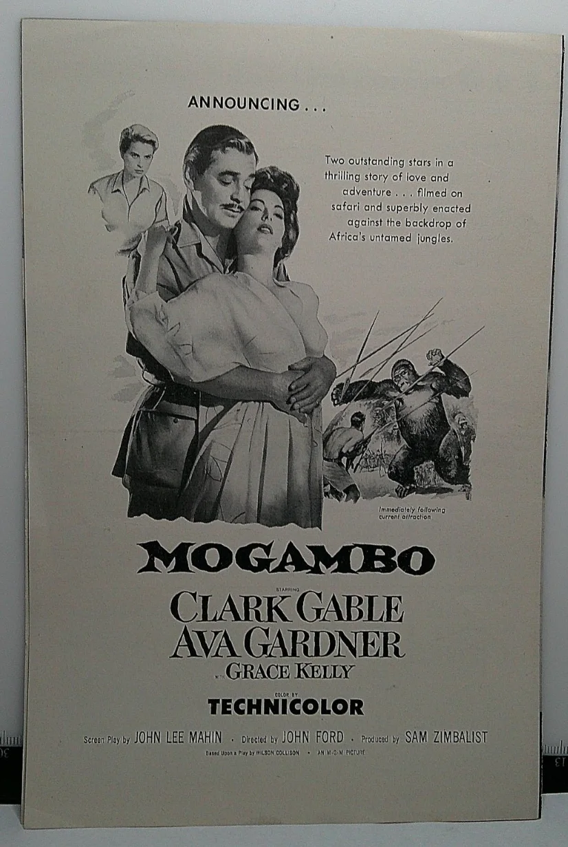 1953 Radio City Music Hall New York lobby flyer Roman Holiday Gregory Peck, изображение 2
