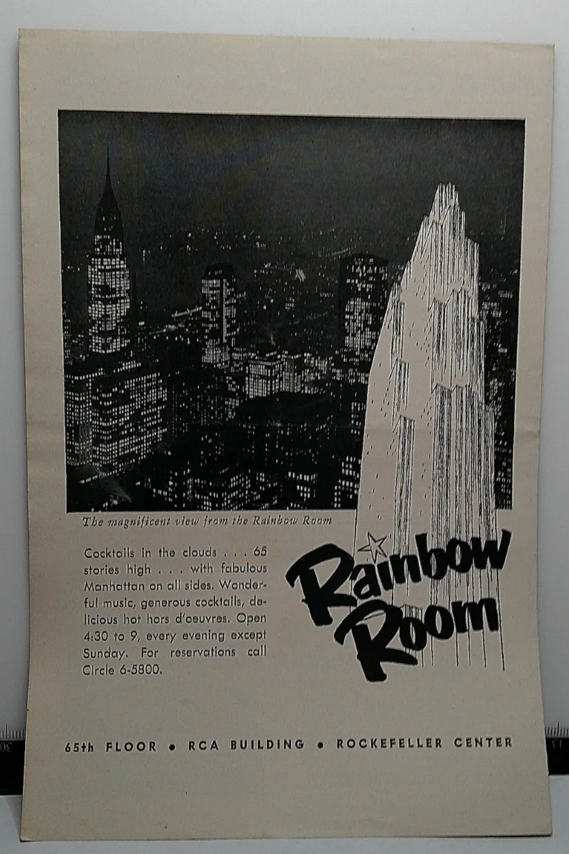 1953 Radio City Music Hall New York leaflet The Bad & The Beautiful Lana Turner, изображение 2