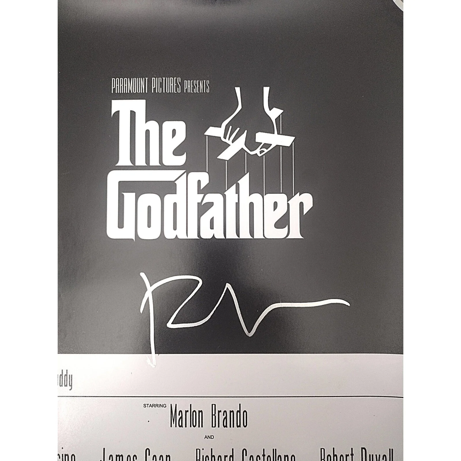 Francis Ford Coppola — Francis Ford Coppola Signed Godfather 12 by 18 Poster Exact Photo Proof BAS Auto, image 5