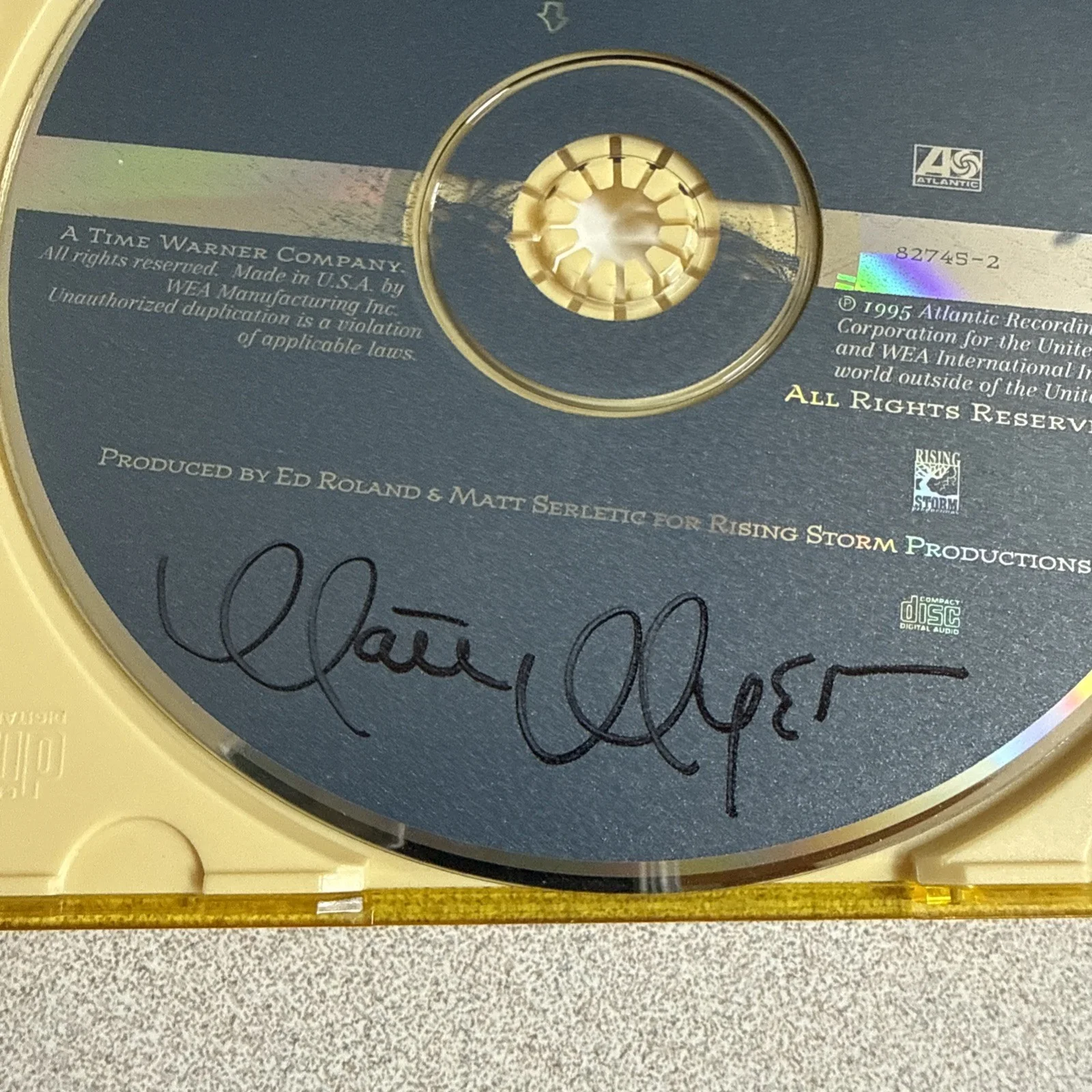 COLLECTIVE SOUL SIGNED SELF TITLED 1995 CD Original Autographed, image 4