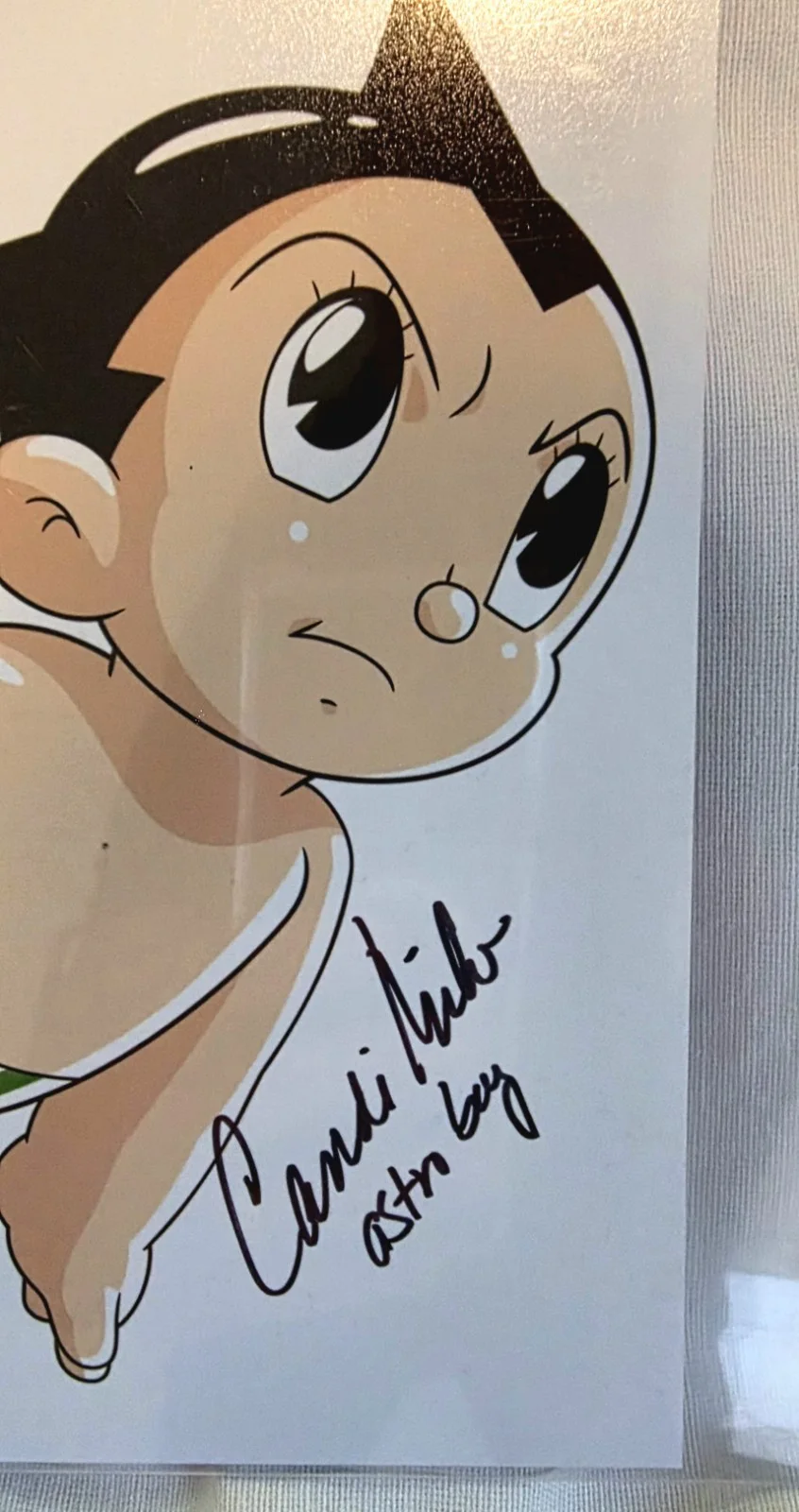 Candi Milo — Astro Boy- Candi Milo signed Astro Boy 8x10 photo PA COA, изображение 2