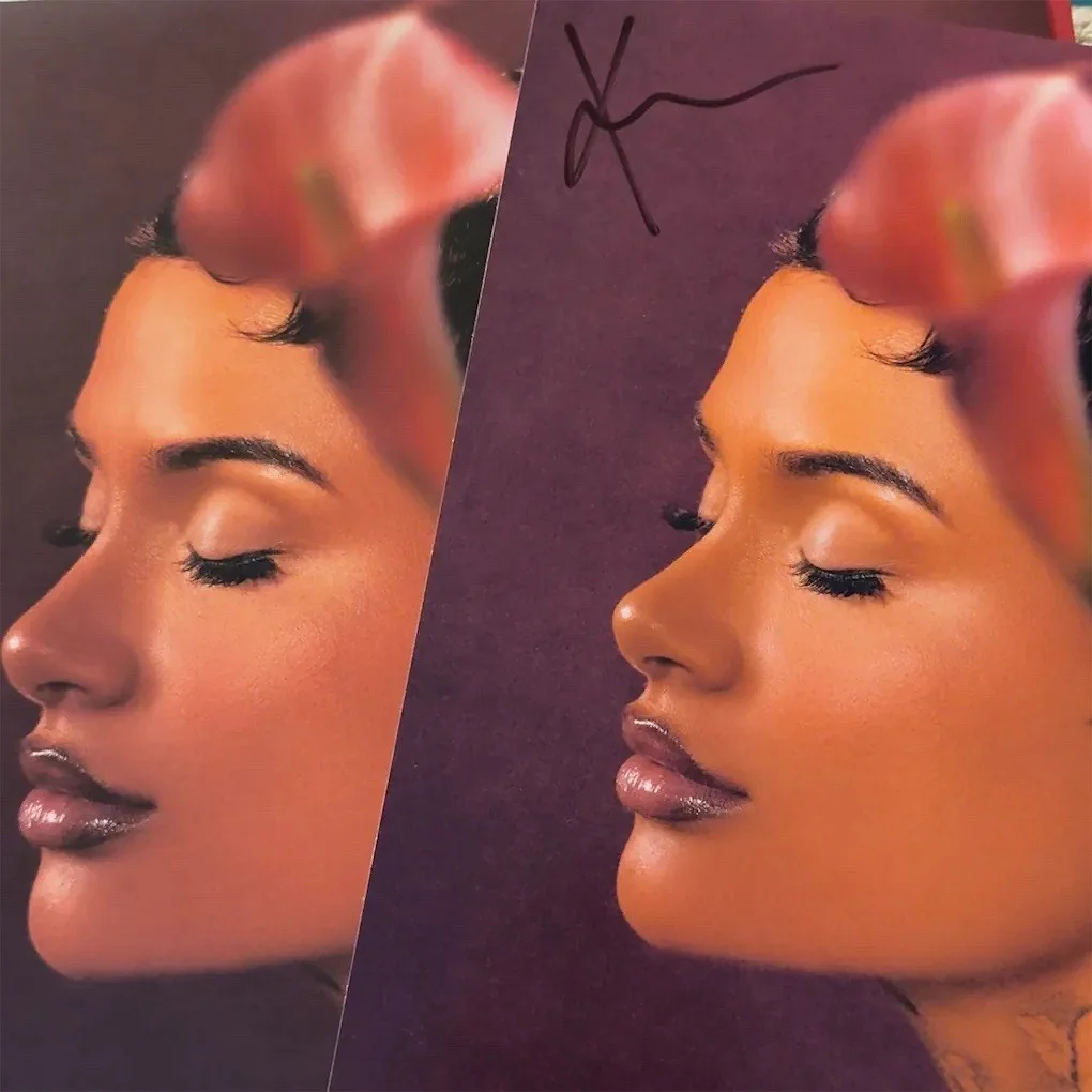 Kehlani Signed Flower Cover Original Vinyl Record Music Industry Collectible, изображение 2
