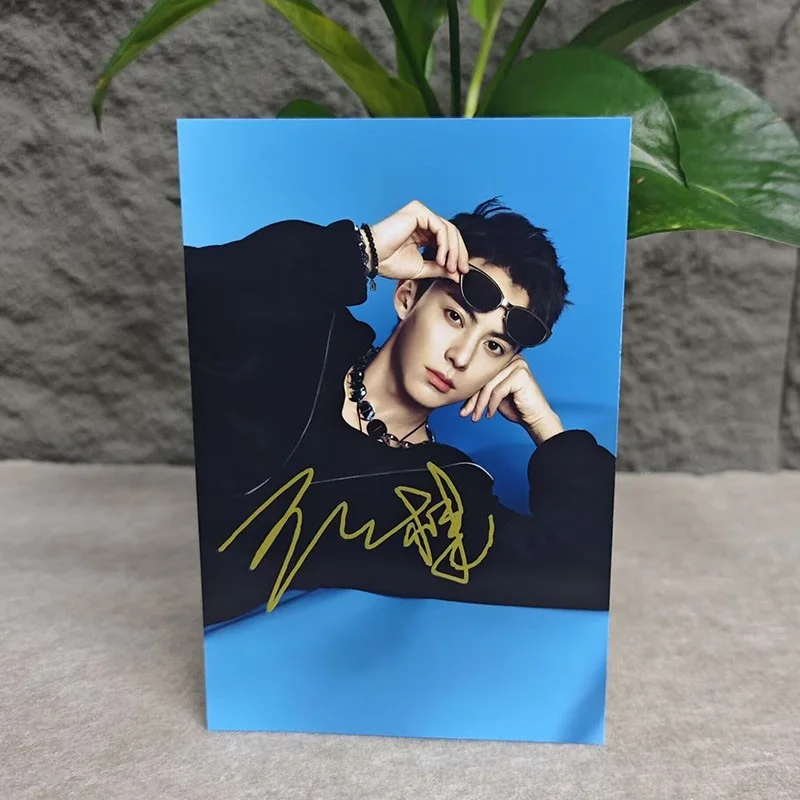 Wang Hedi 王鹤棣 Dylan Wang Autographed Signed Photo Collection, image 4