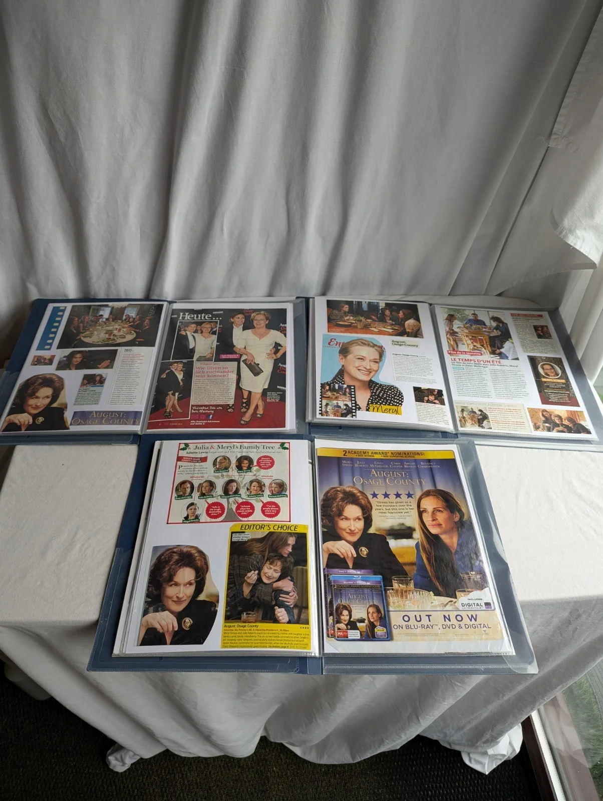 August Osage County Film Memorabilia Archive Meryl Streep Photos & Articles, изображение 5