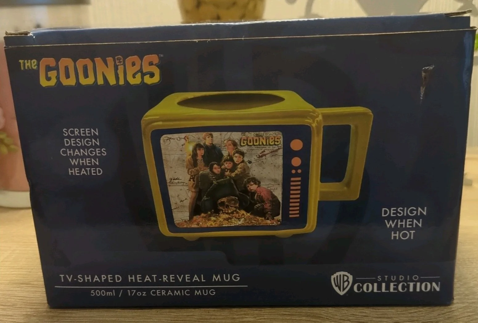 THE GOONIES NEVER SAY DIE HEAT CHANGE MUG 17oz COLOUR CHANGE CUP TEA COFFEE, изображение 2