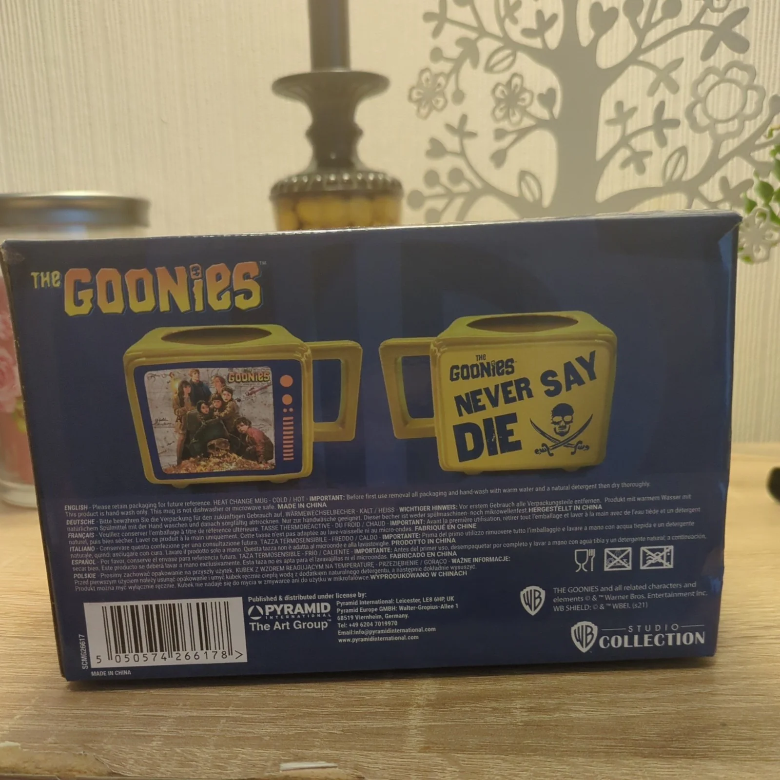 THE GOONIES NEVER SAY DIE HEAT CHANGE MUG 17oz COLOUR CHANGE CUP TEA COFFEE, изображение 4