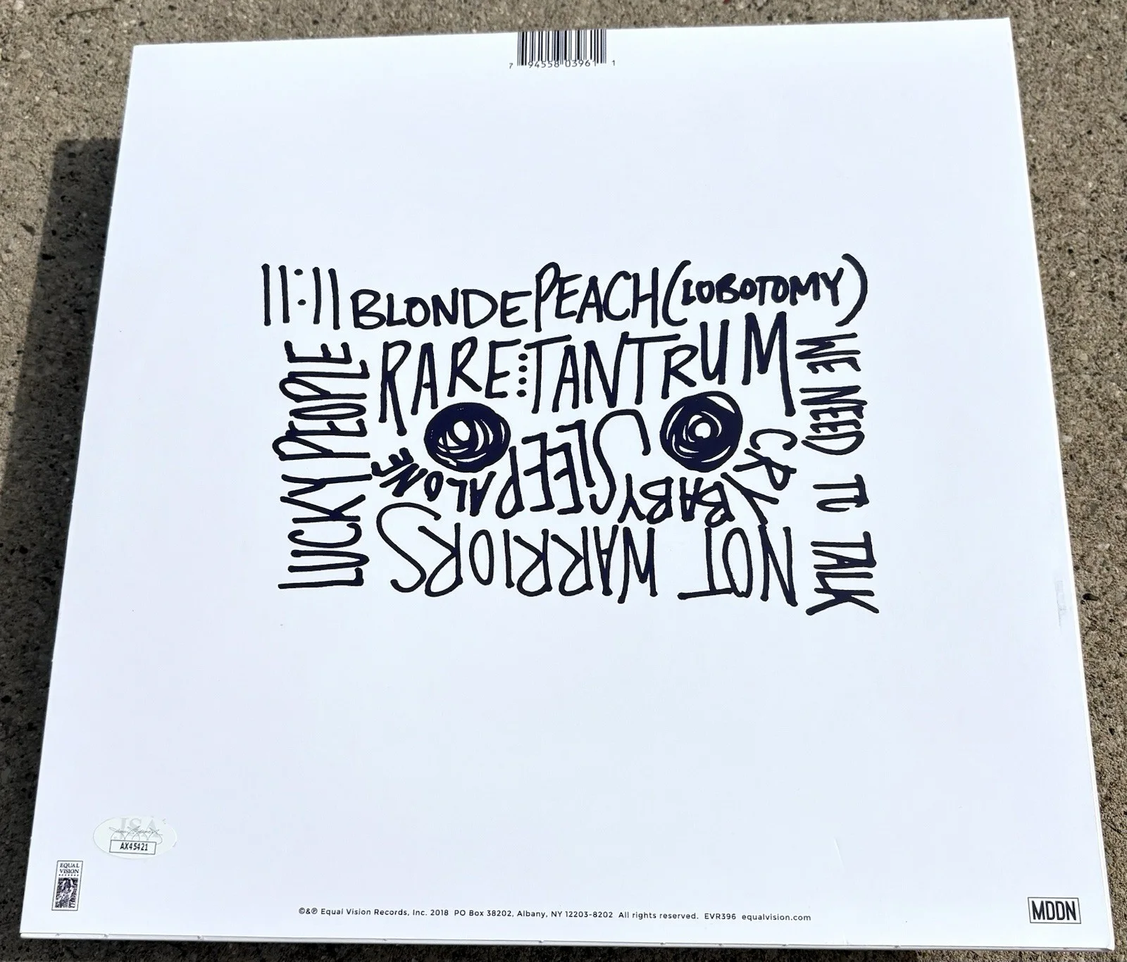 WATERPARKS Band SIGNED Colored Vinyl JSA COA Entertainment, image 2