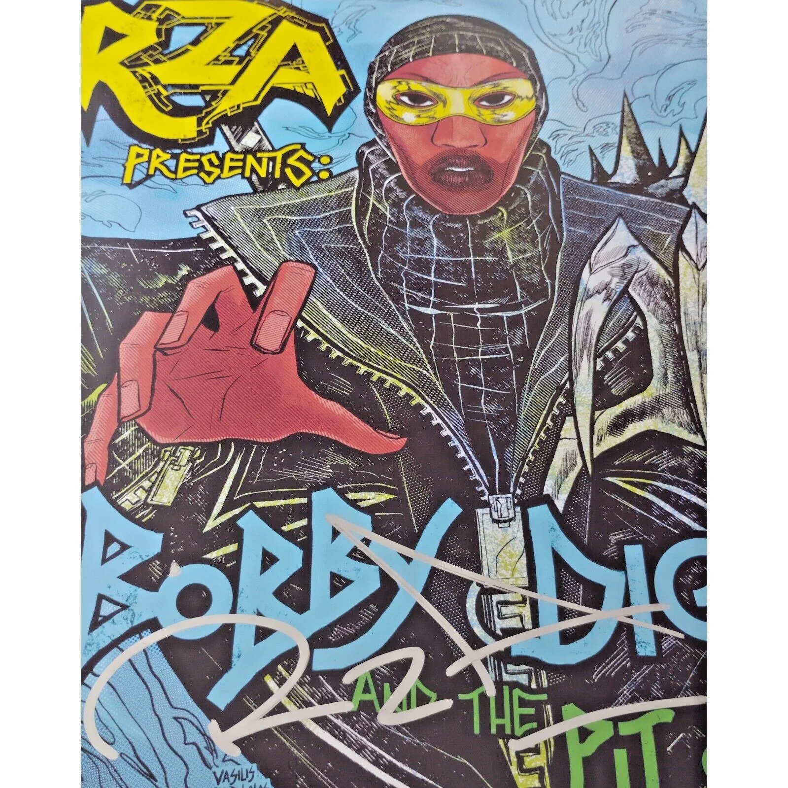 RZA — RZA Signed Bobby Digital Vinyl Album Wu Tang Clan Beckett BAS COA Rap Hip Hop, изображение 5