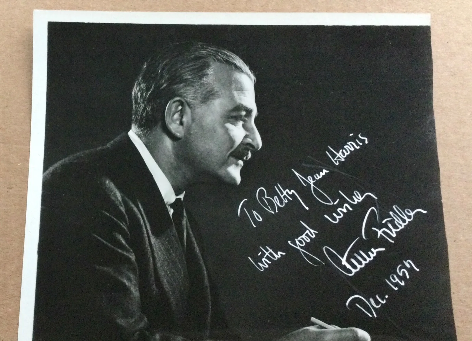 Arthur Fiedler — Vintage 1957 signed photo of Arthur Fiedler Legendary Boston Pops Conductor., изображение 2
