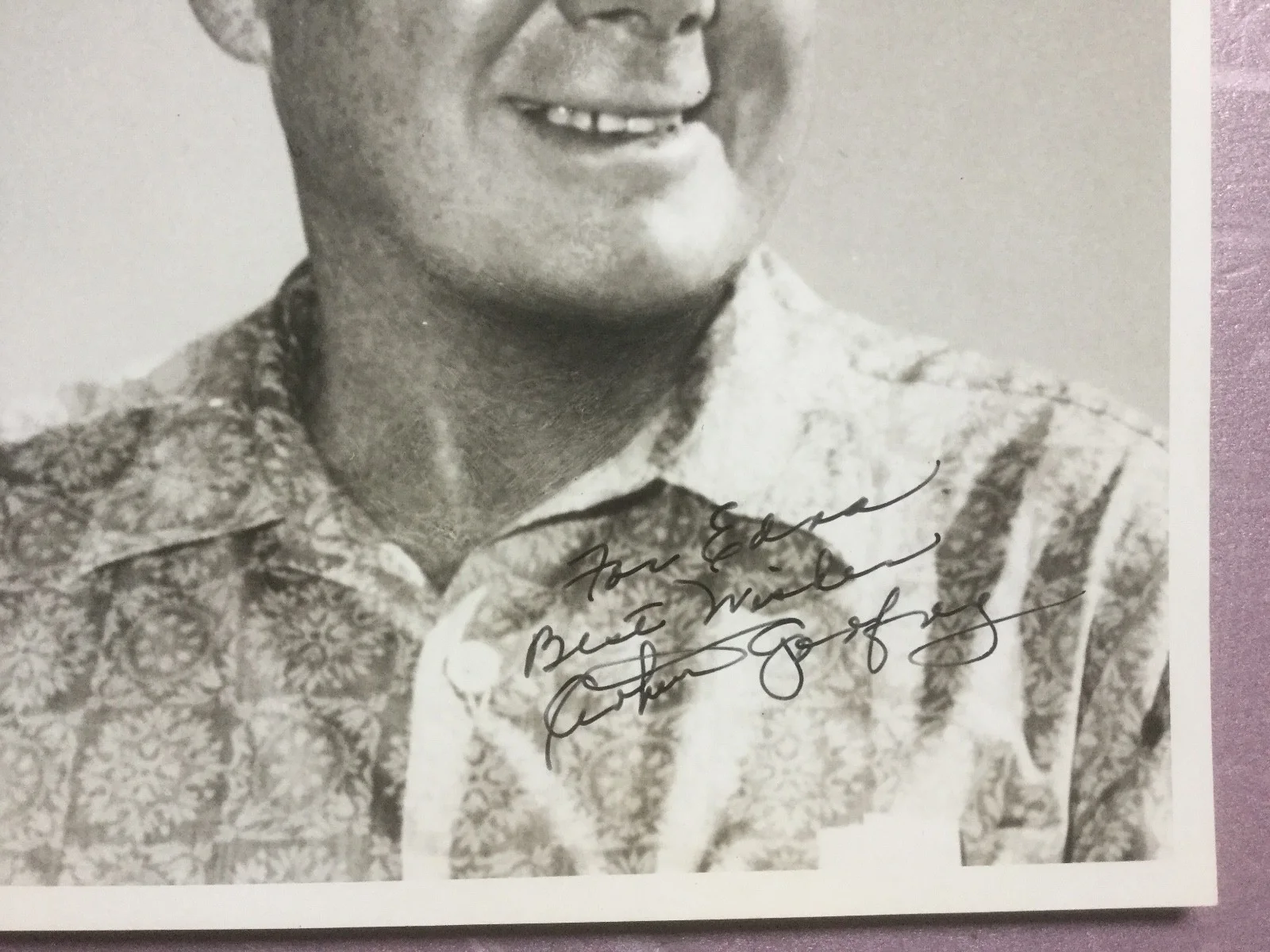 ARTHUR GODFREY (1903-1983) lot of 2 autographed signed and inscribed photos., изображение 4