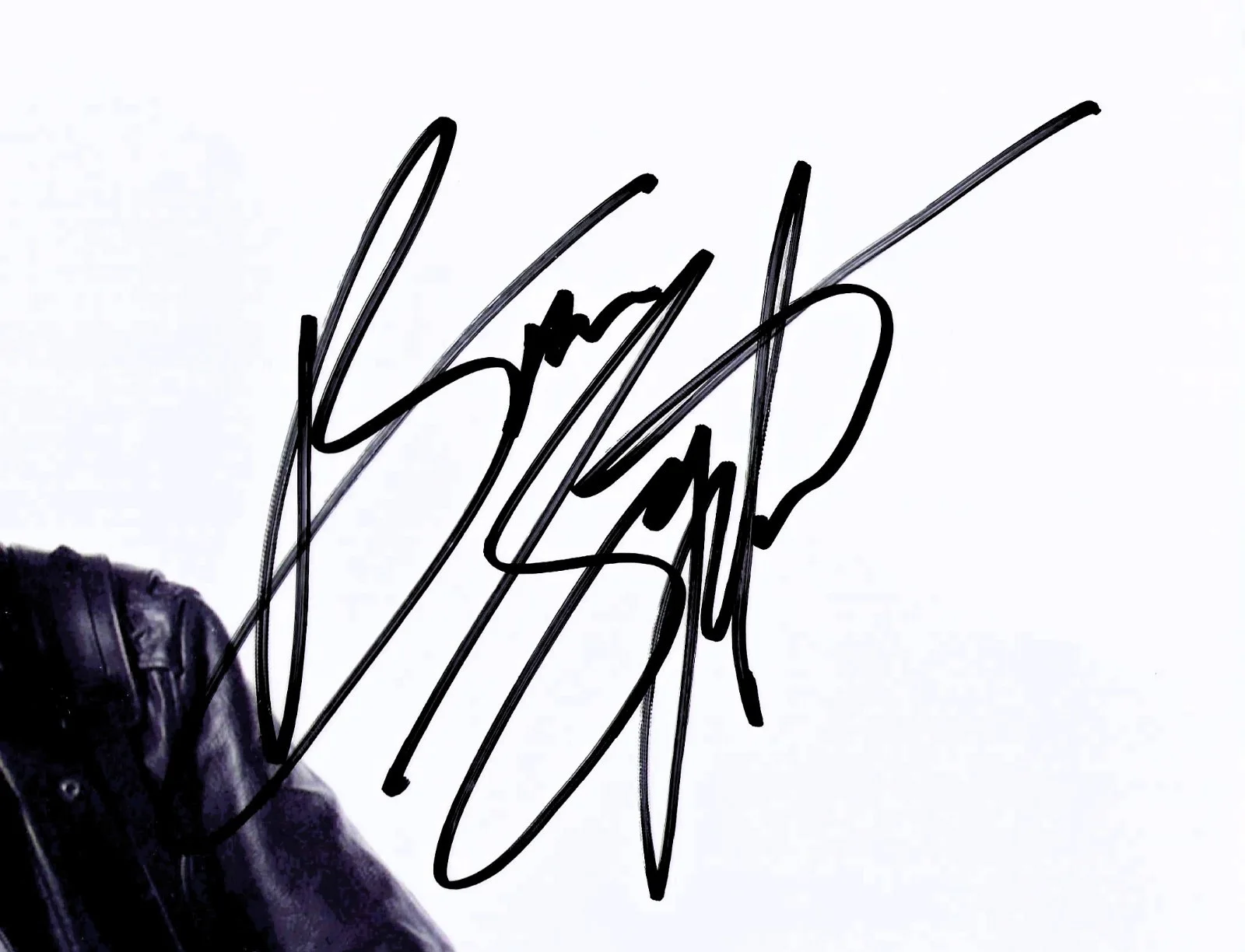 Bruce Springsteen Signed in distinctive image... 8 ¼ X 11 ¾ with COA, image 2