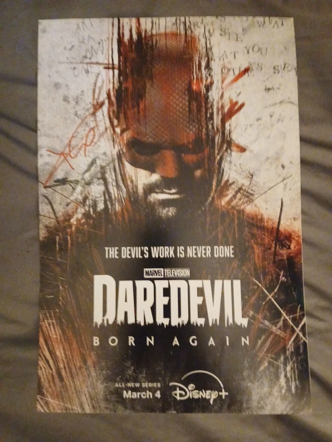 charlie cox — CHARLIE COX 🔥 Hand Signed 11x17 DAREDEVIL Photo 📸 Proof, image 2