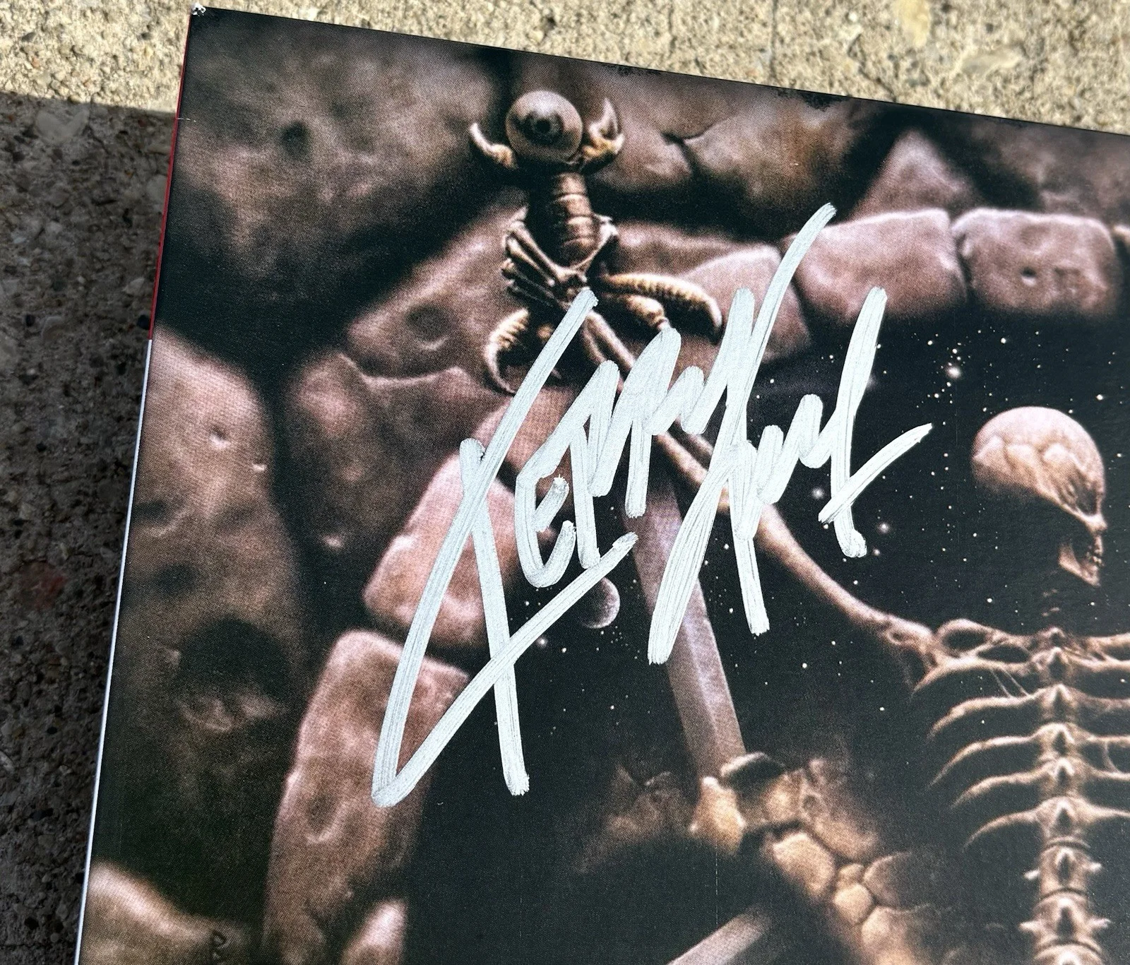 KERRY KING Slayer SIGNED Vinyl JSA COA Divine Intervention, image 2