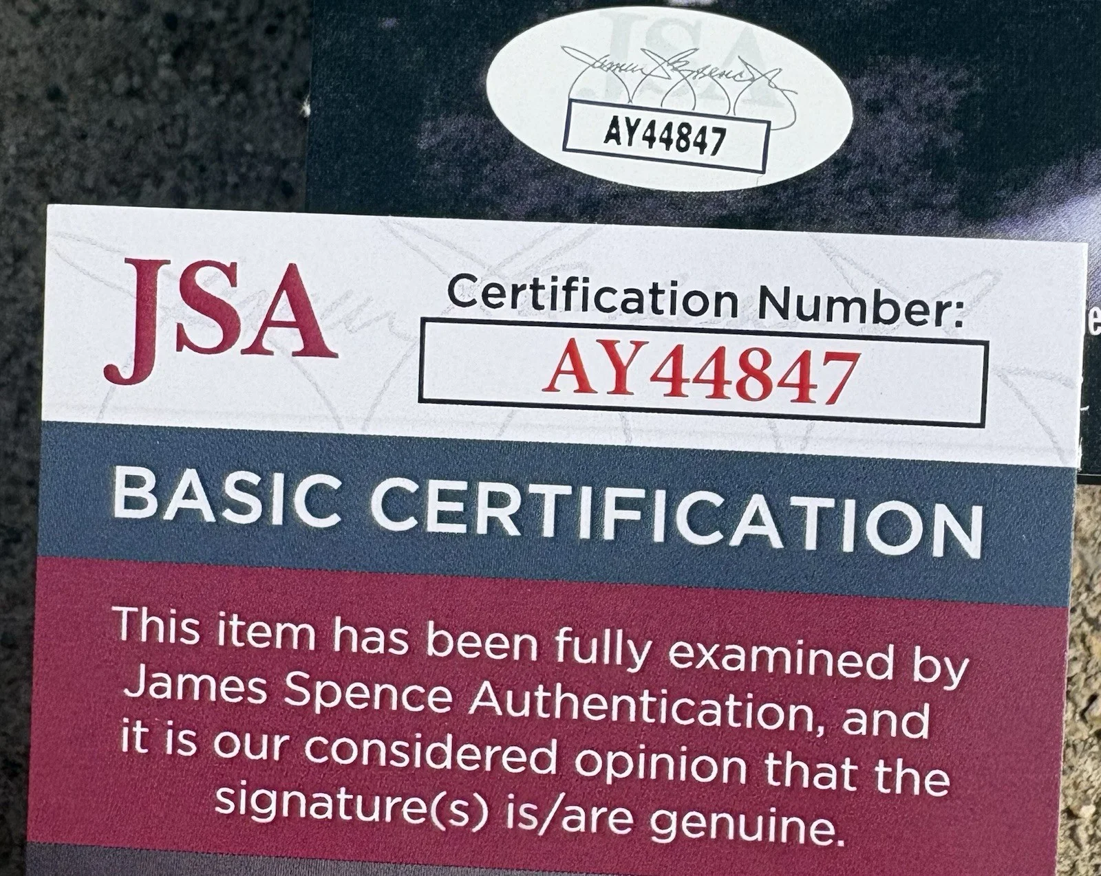 KERRY KING Slayer SIGNED Vinyl JSA COA Divine Intervention, image 4