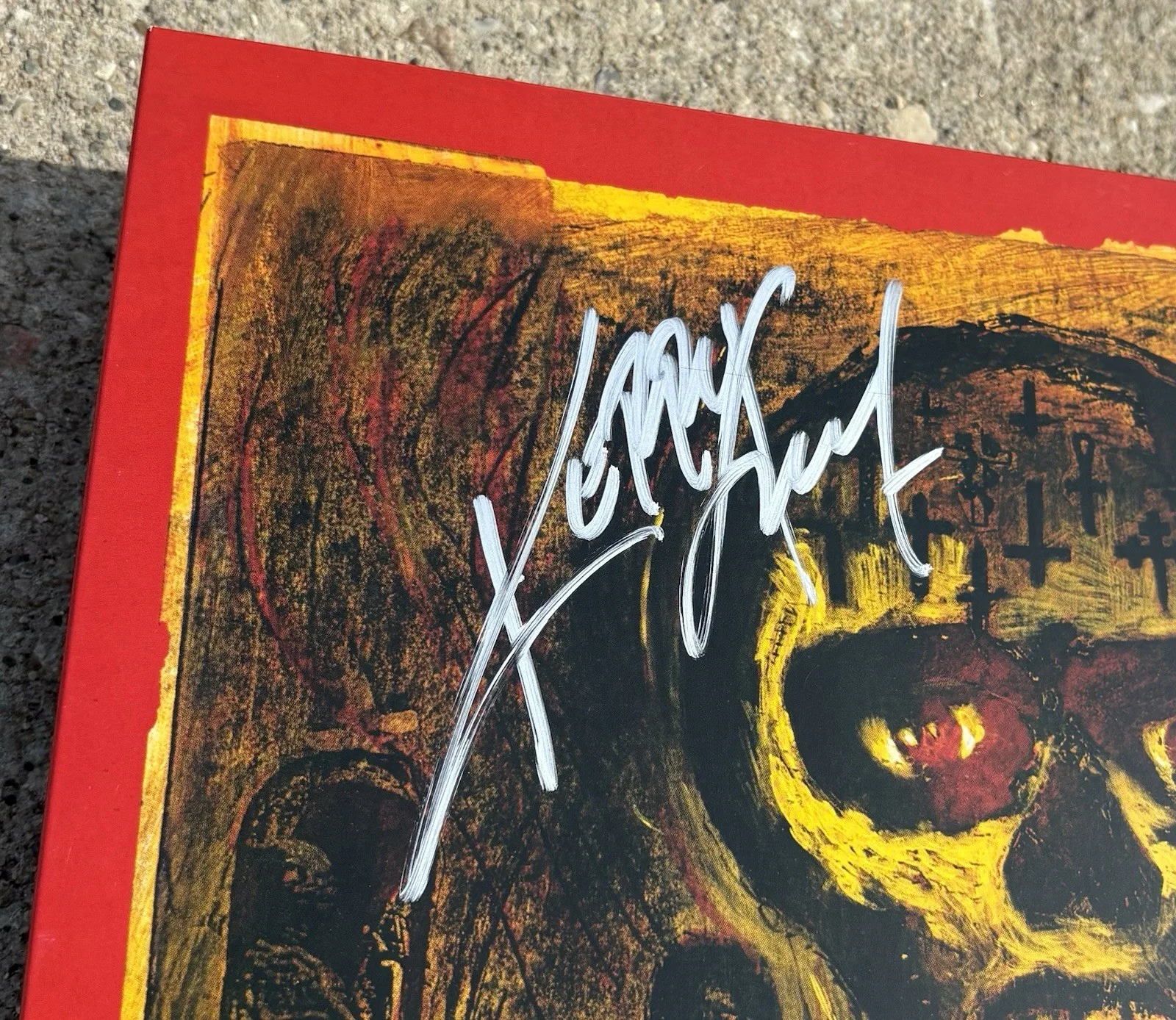 KERRY KING Slayer SIGNED Vinyl JSA COA Seasons In The Abyss, image 2