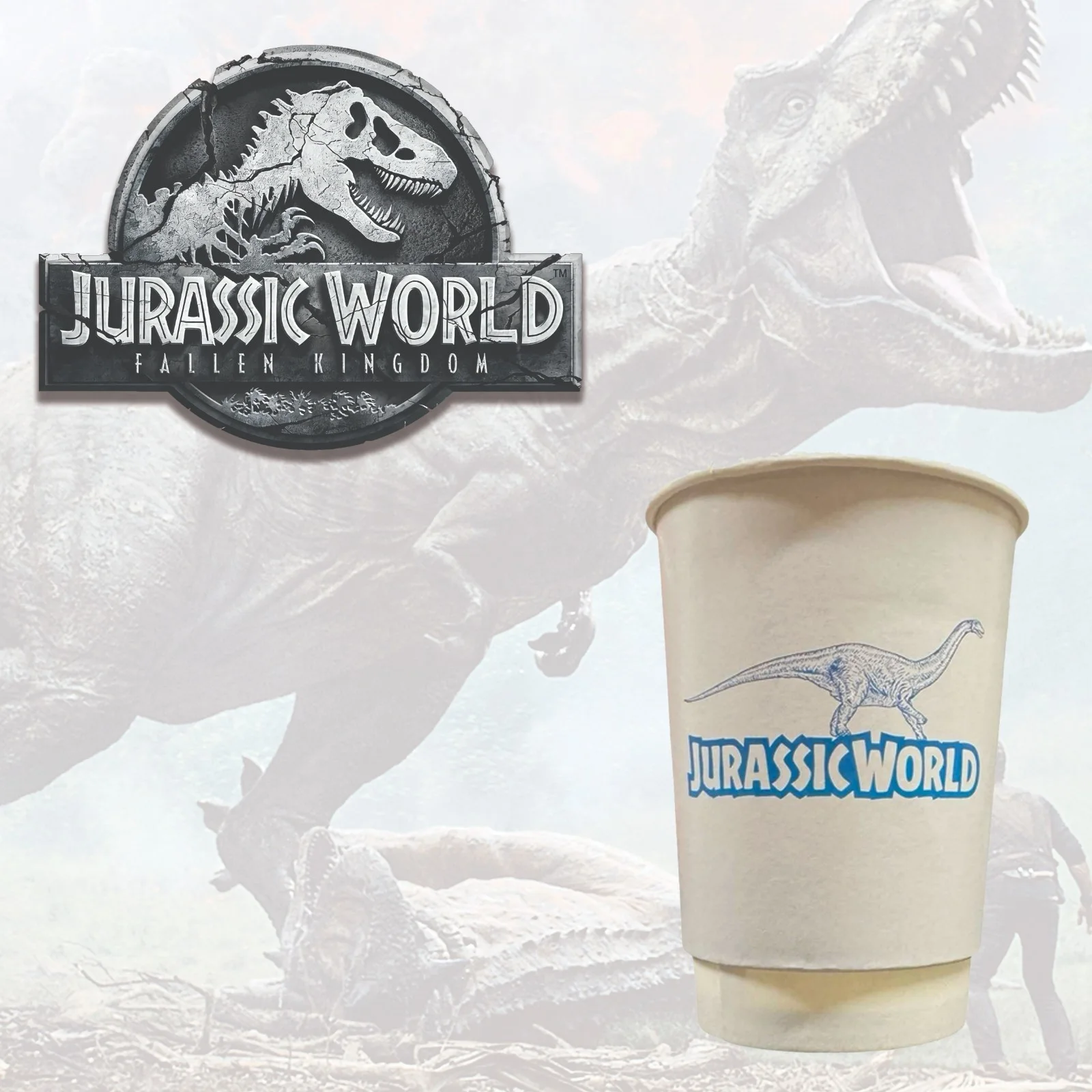 Jurassic World: Fallen Kingdom Production Used Paper Cup, image 2