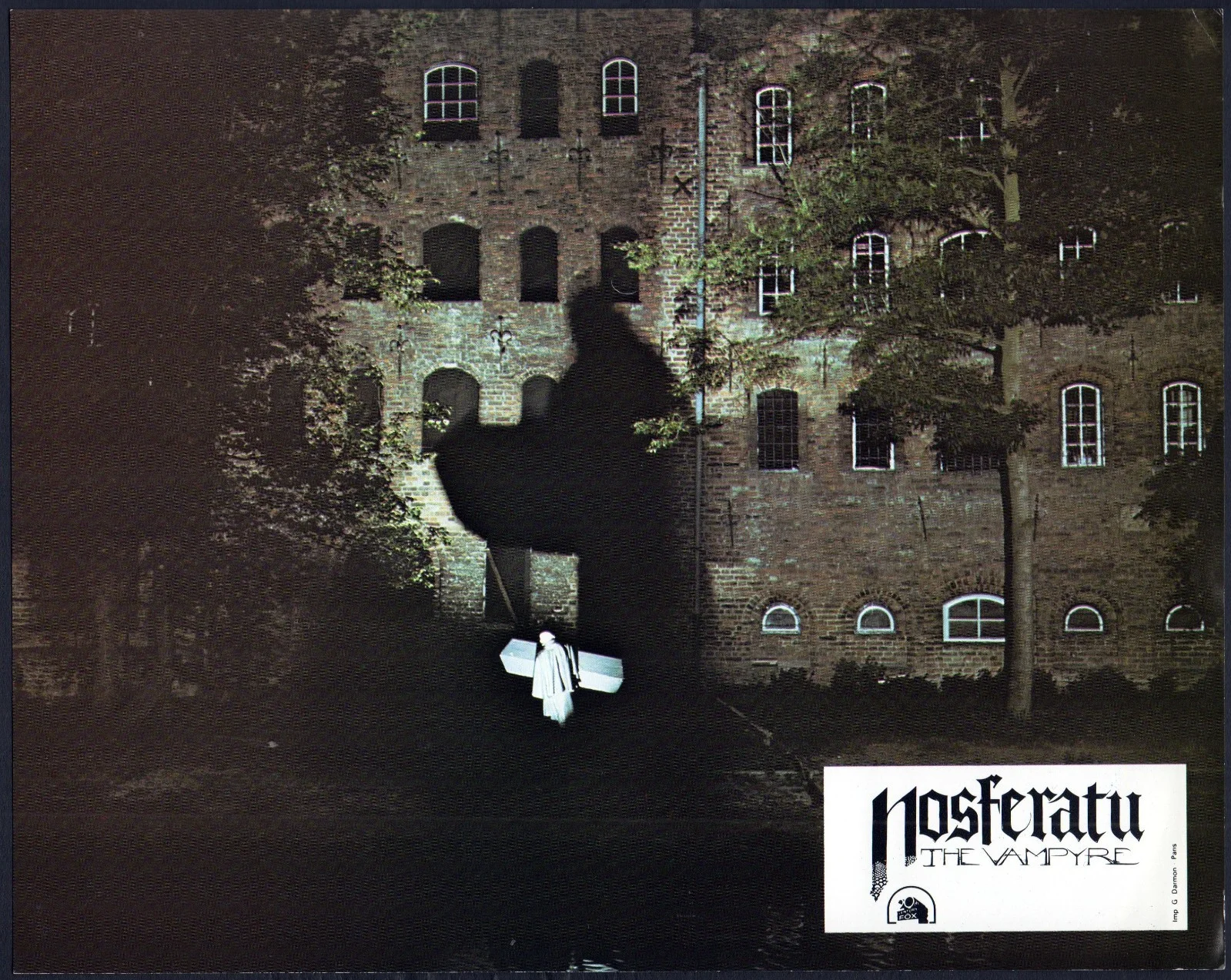 NOSFERATU THE VAMPYRE 1979 Werner Herzog - Klaus Kinski 3 10x8 LOBBY CARDS, image 2