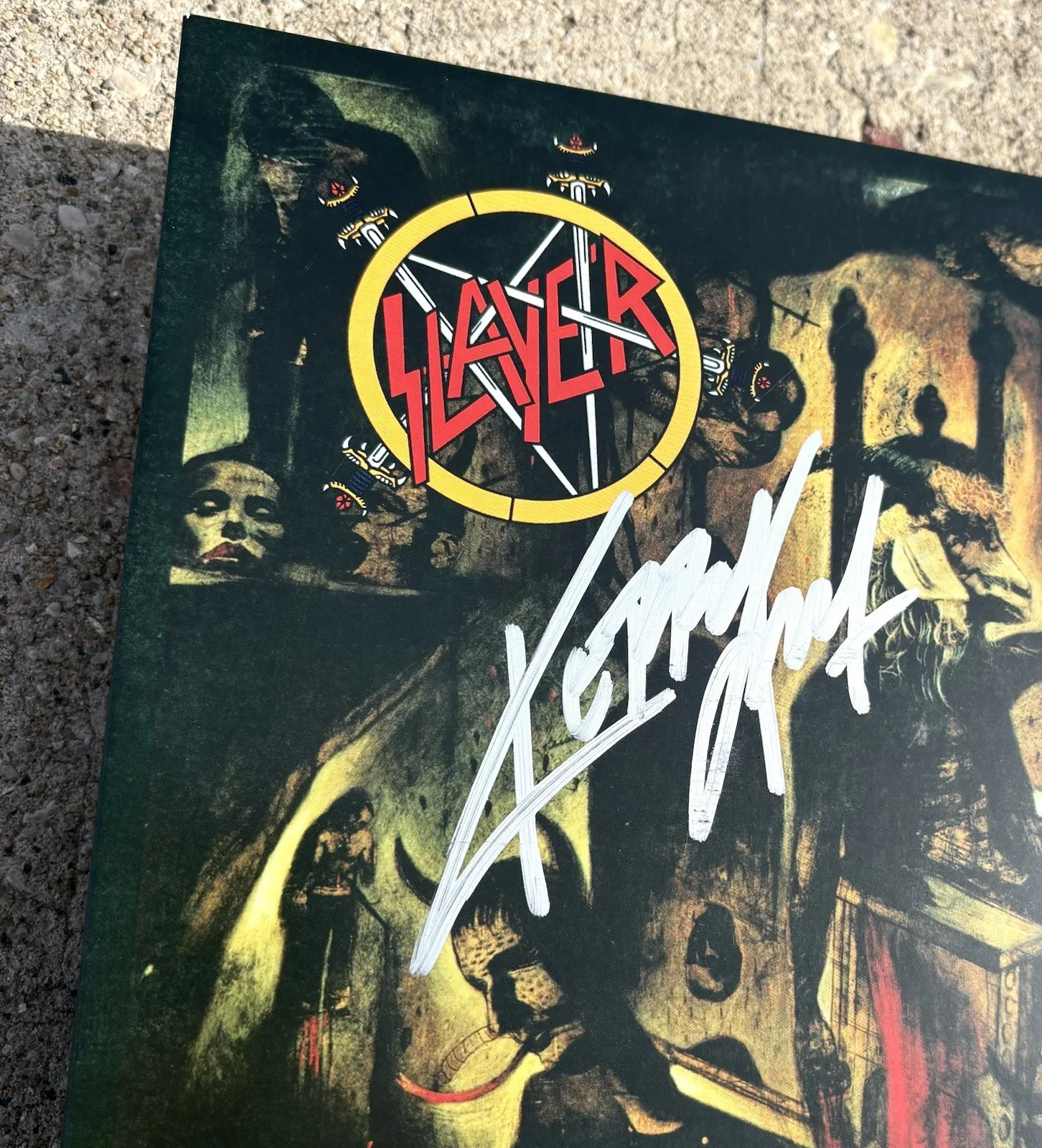 KERRY KING Slayer SIGNED Vinyl JSA COA Reign In Blood, изображение 2