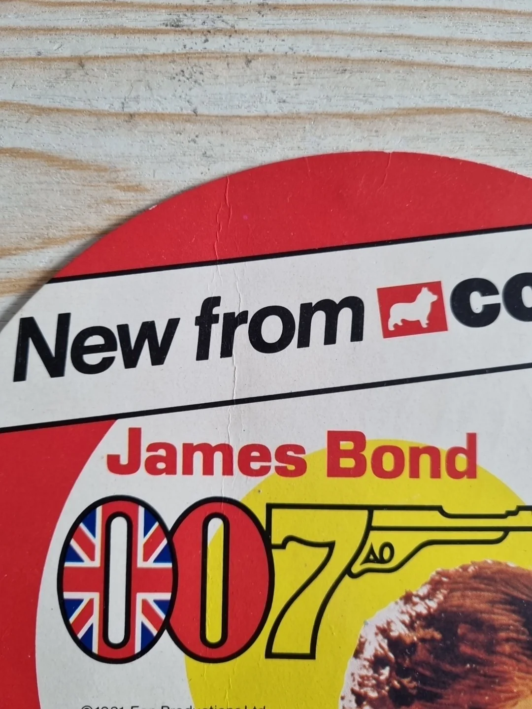 JAMES BOND RARE CORGI CITROEN FOR YOUR EYES ONLY ROUND SHOP COUNTER CARD, изображение 4