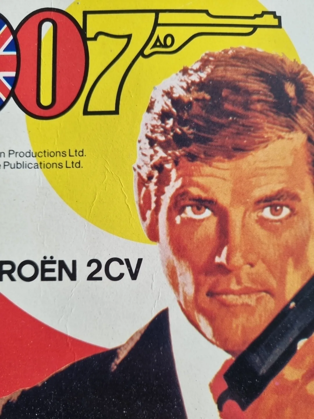 JAMES BOND RARE CORGI CITROEN FOR YOUR EYES ONLY ROUND SHOP COUNTER CARD, изображение 5