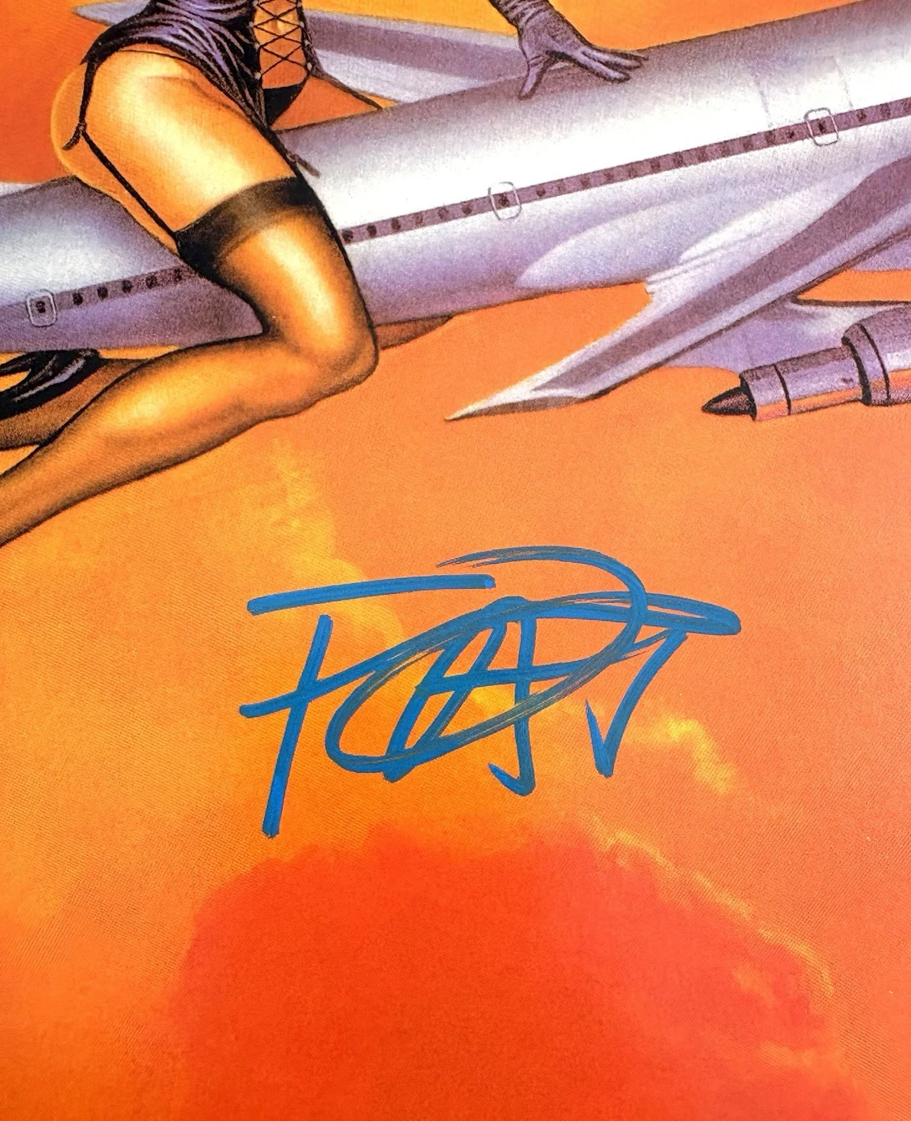 FAT MIKE SIGNED Vinyl JSA COA NOFX S&M Airlines *BENT CORNER*, изображение 2