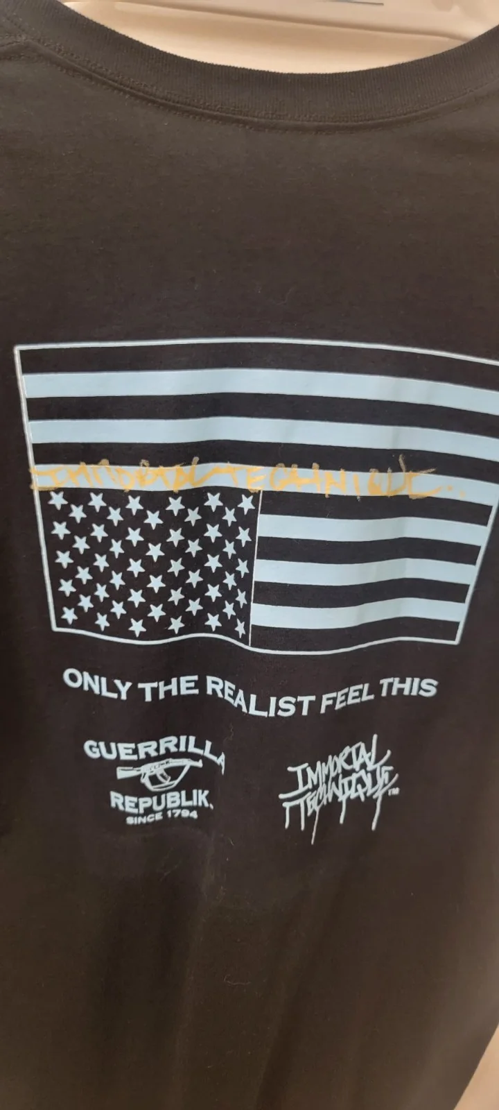 Immortal Technique LARGE Men Autographed T-shirt, image 4