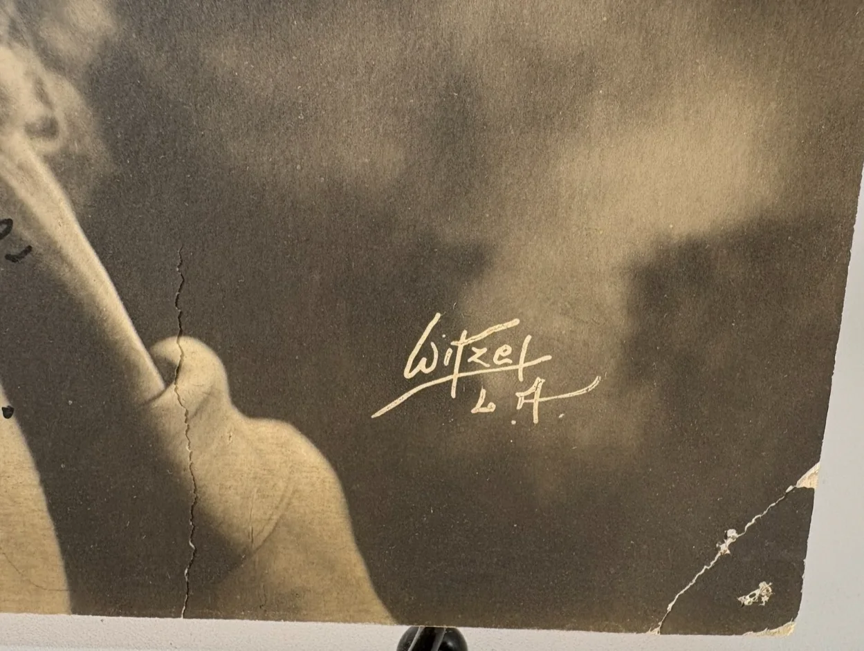 Betty Compson — Betty Compson Signed Photo Silent Film Actress Autograph Witzel Hollywood 1920s, изображение 3