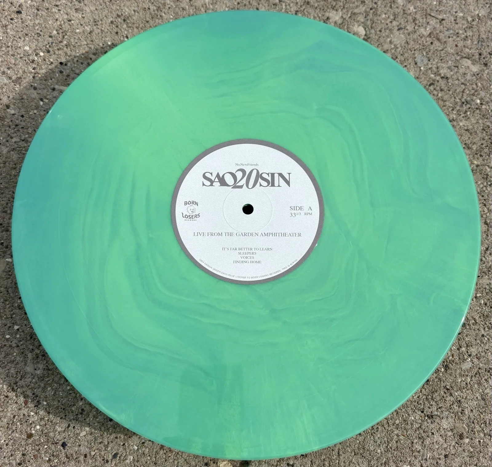 ANTHONY GREEN SIGNED Saosin Green Vinyl JSA COA B, image 4