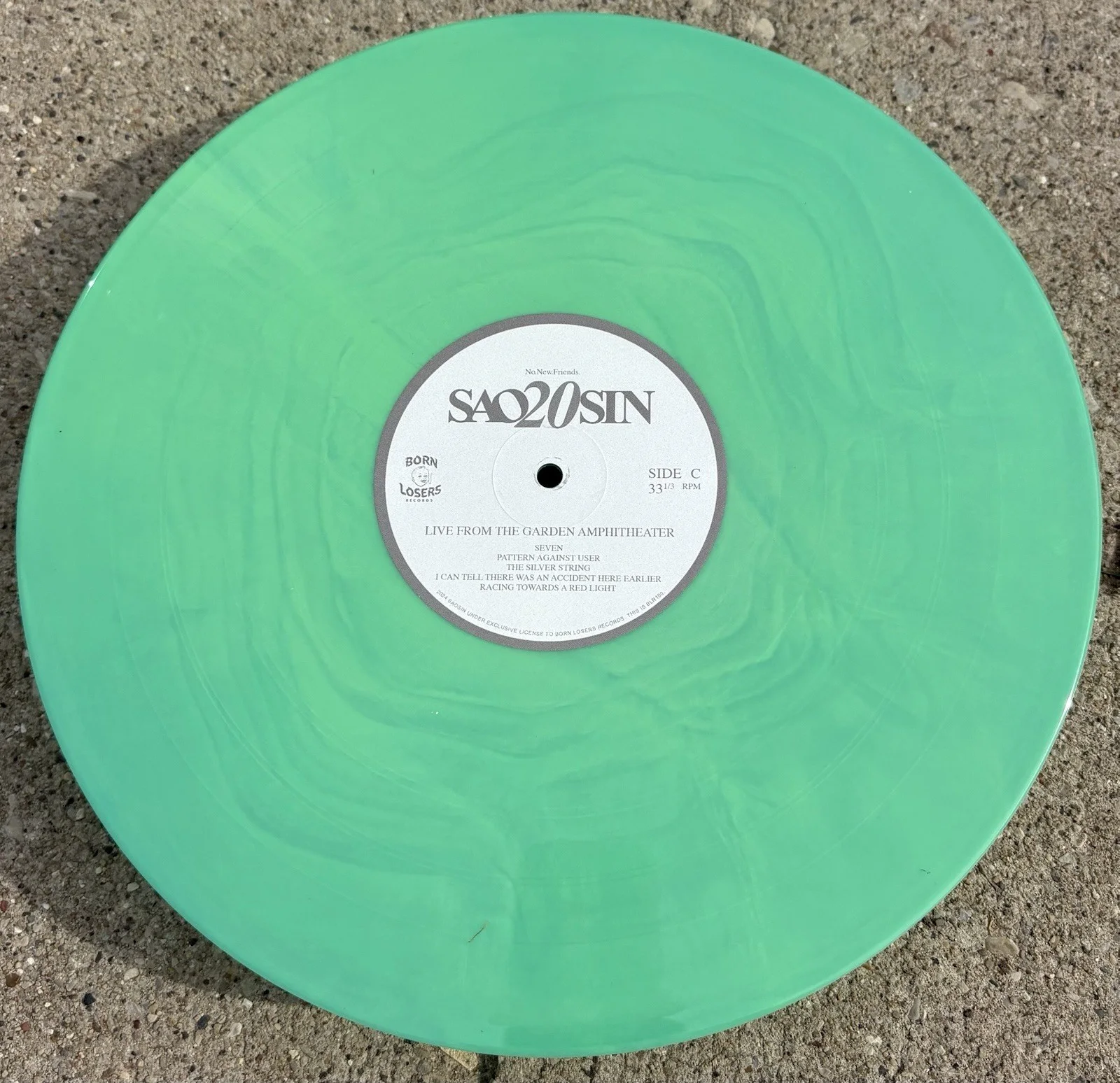ANTHONY GREEN SIGNED Saosin Green Vinyl JSA COA B, image 5