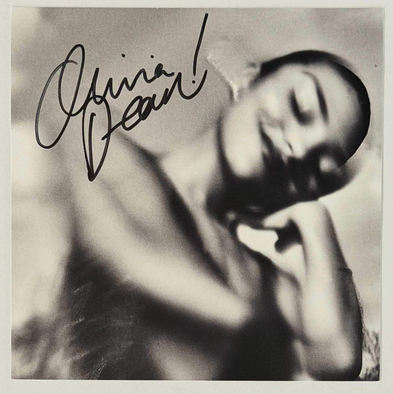 FRAMED OLIVIA DEAN SIGNED ART OF LOVING PHOTO CARD & CD PSA DNA COA AUTOGRAPH, изображение 2