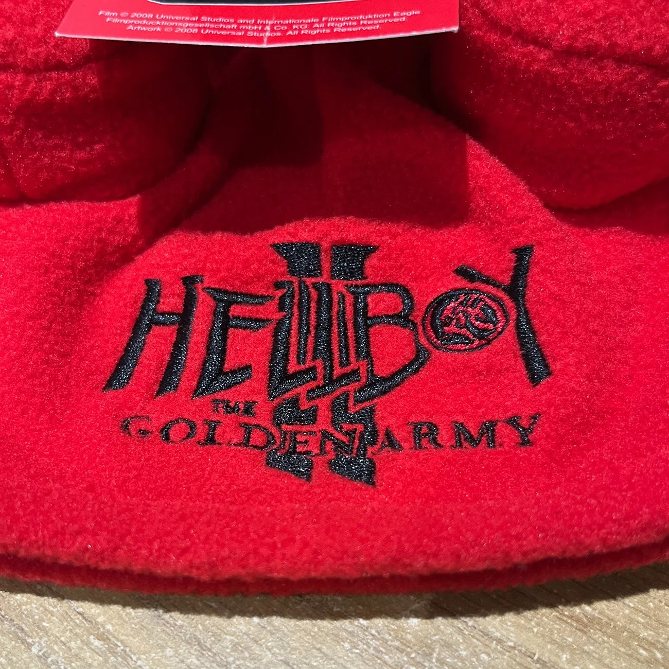 HELLBOY 2 The Golden Army Promotional Beanie Hat Movie Film 2008 BNWTs Promo OS, изображение 3