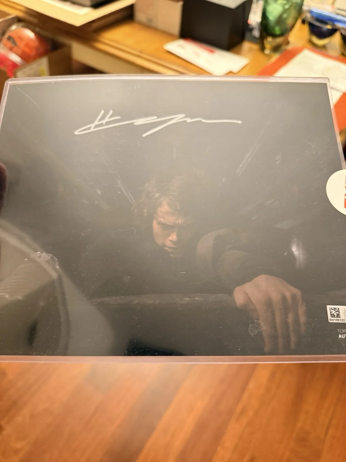 Hayden Christensen — Topps Authentics Star Wars Original Hayden Christensen Autographed Movie Photo, image 5