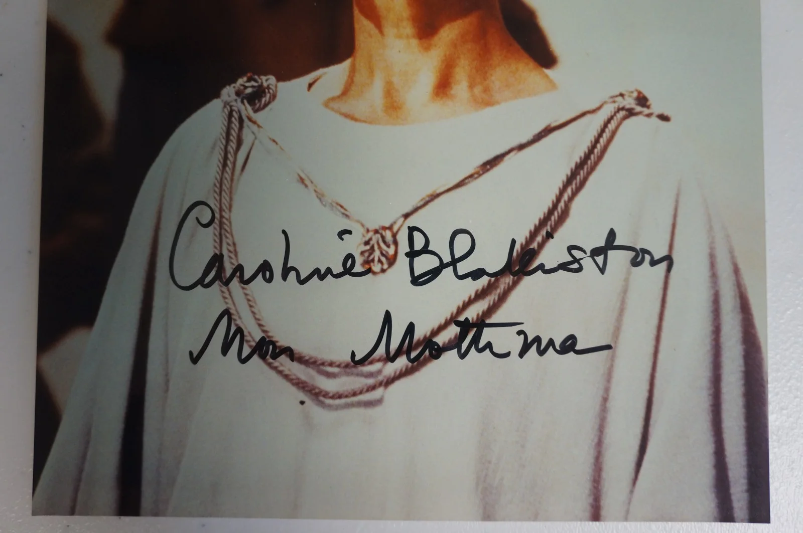 CAROLINE BLAKISTON — CAROLINE BLAKISTON signed autographed 8x10 STAR WARS MON MOTHMA photo, изображение 2