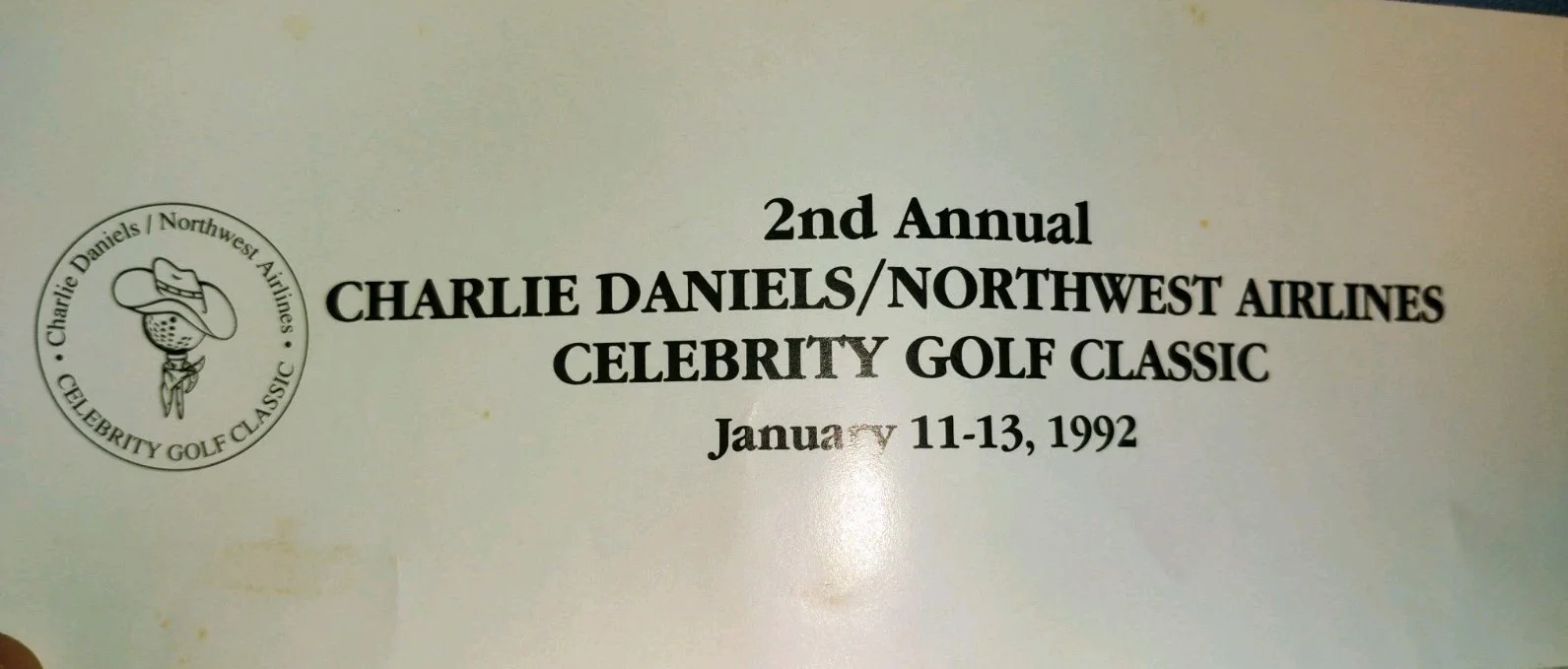 Charlie Daniels Signed Limited Edition Print 180/300 1992 Celebrity Golf Classic, image 4