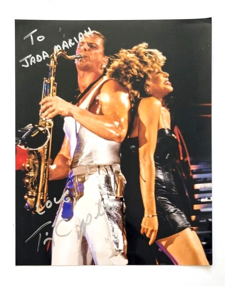 Tim Cappello Tina Turner Tina & Me The Lost Boys Autographed Personalized Photo, изображение 2