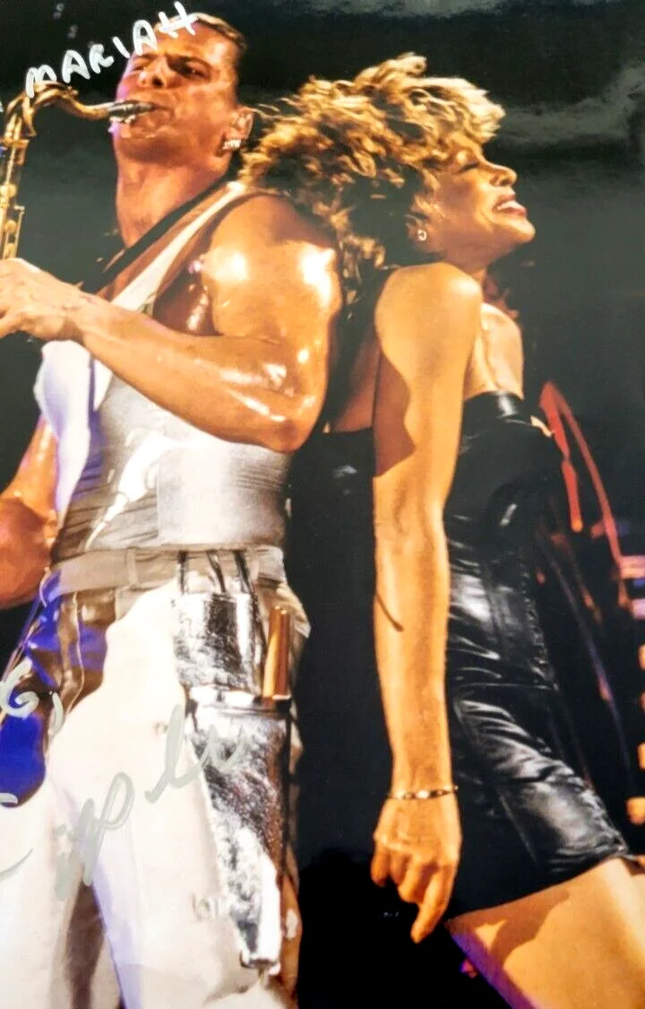 Tim Cappello Tina Turner Tina & Me The Lost Boys Autographed Personalized Photo, изображение 5