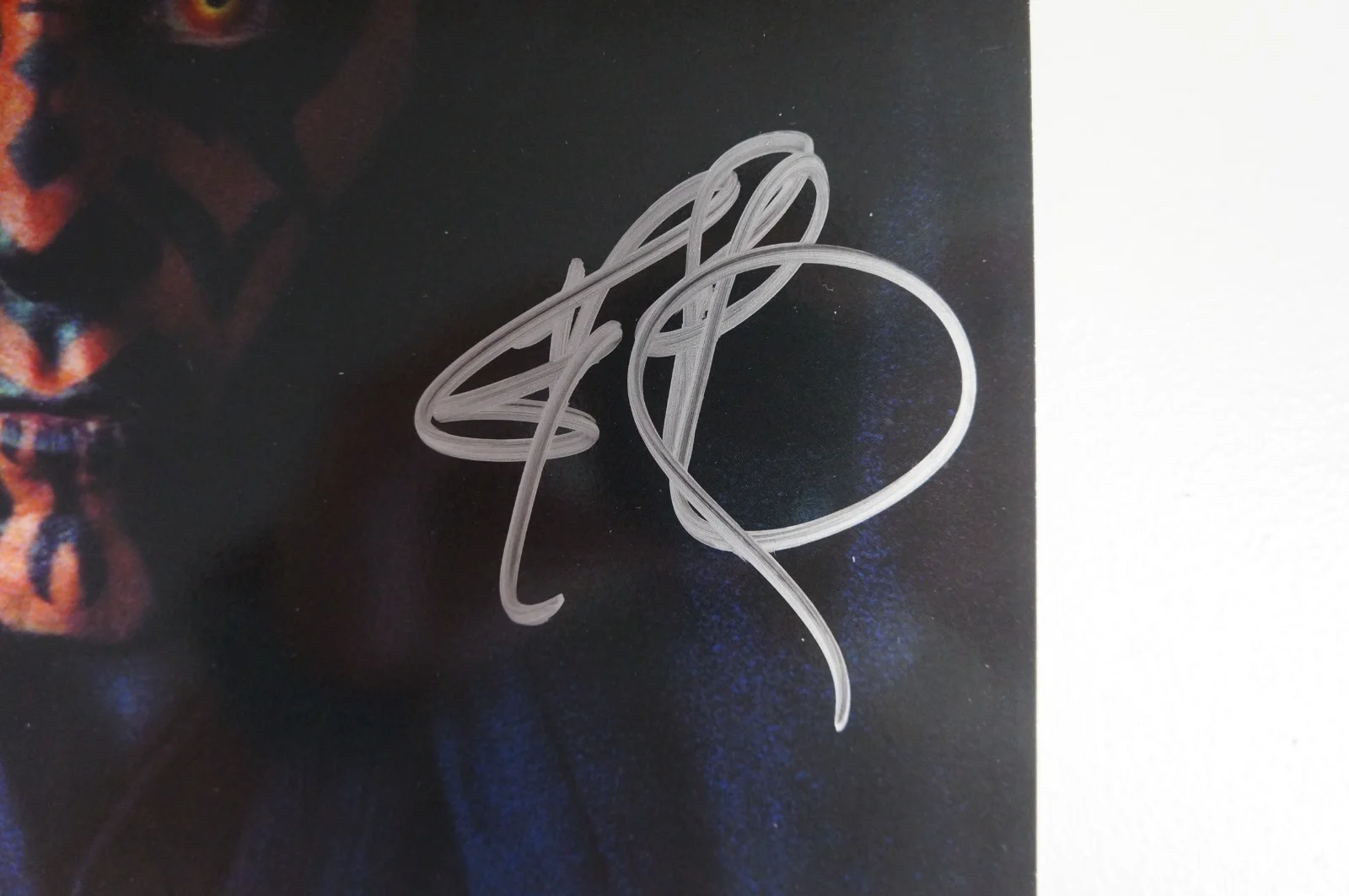 Ray Park — Ray Park Signed Darth Maul Official Star Wars Auto & Photo Phantom Menace, image 2