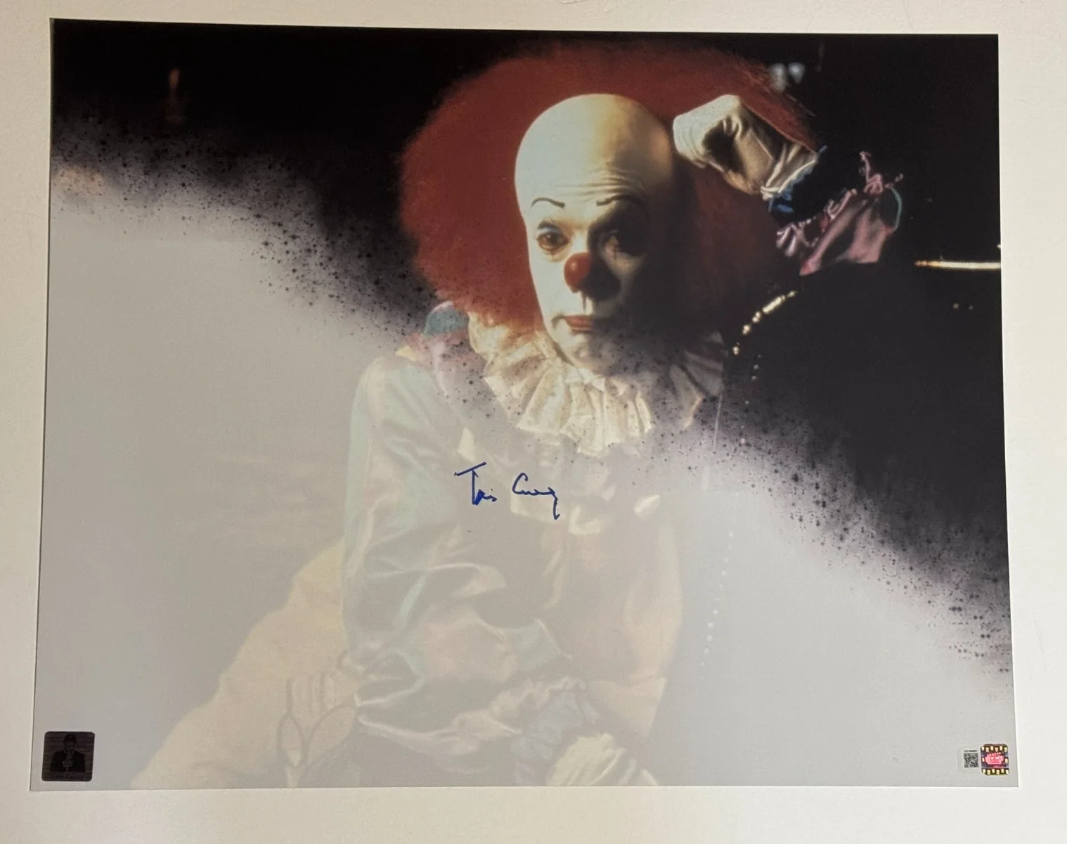 Tim curry — Tim Curry signed It Pennywise 16x20 Photo OCCM & Curry COAs Autographed