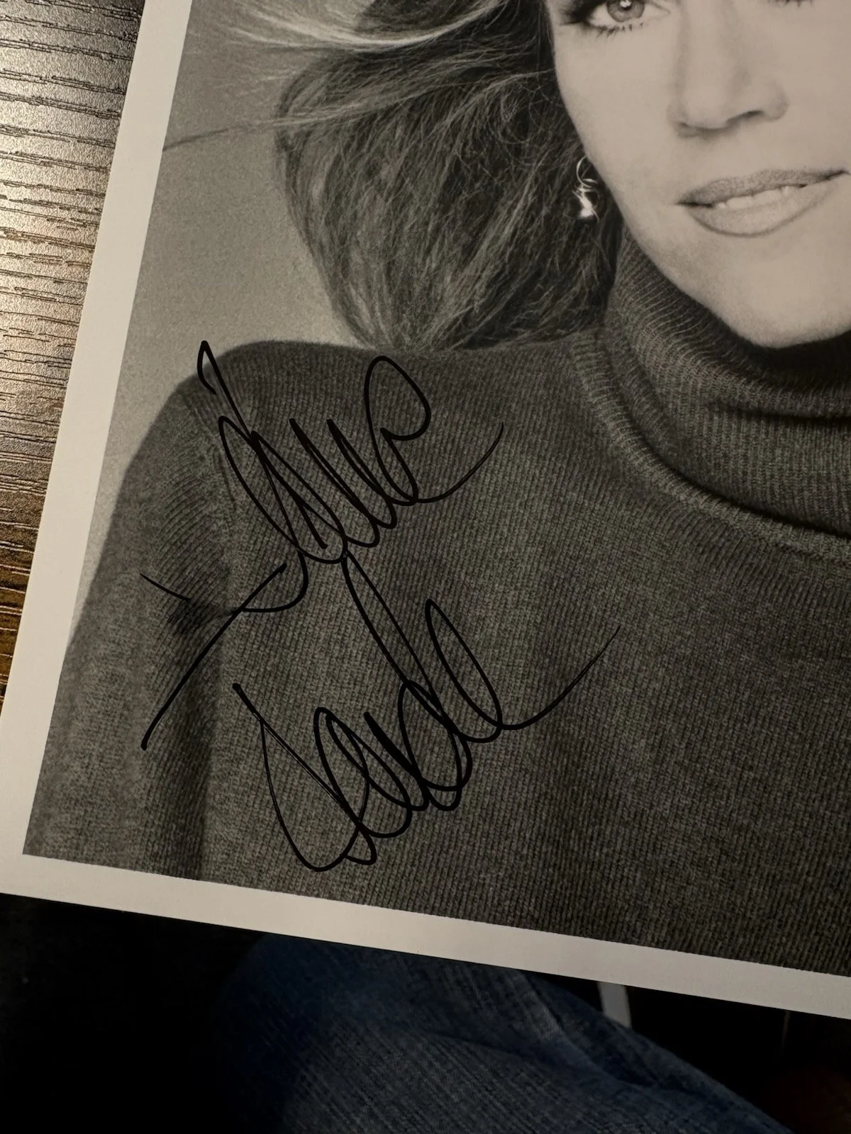 Jane Fonda Autographed Signed Photo (Nice Shot), image 2