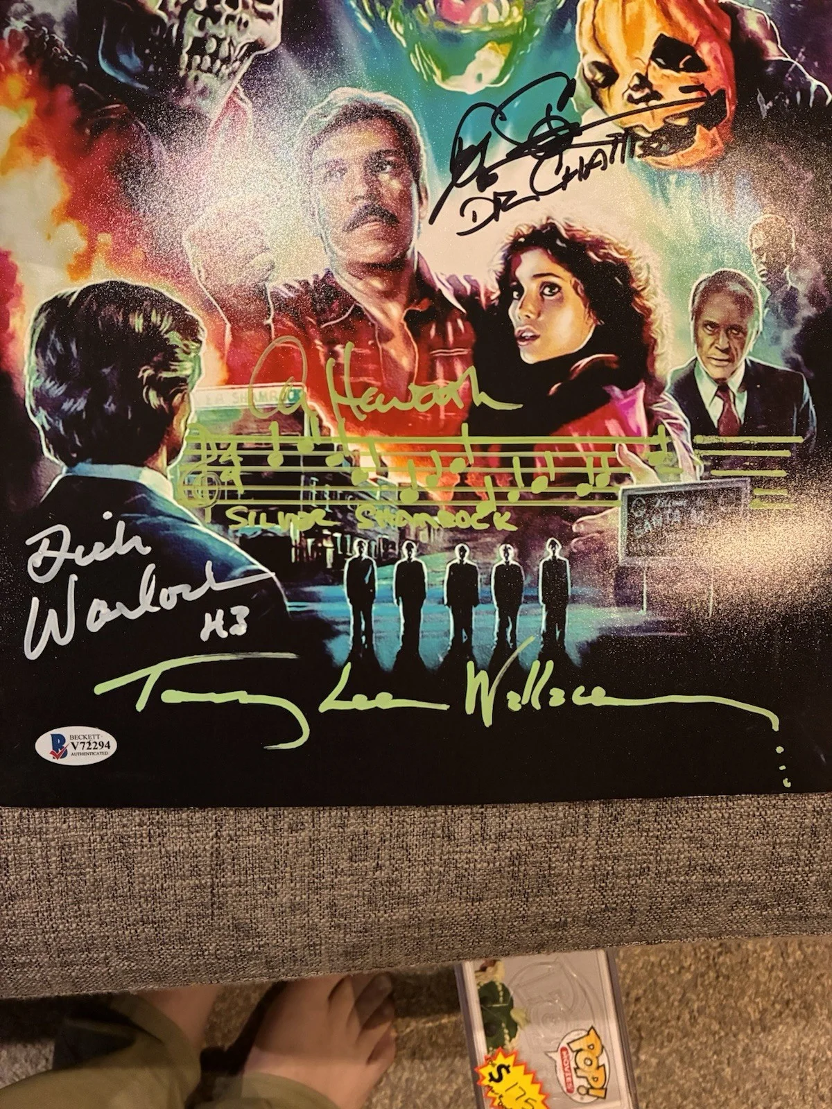 Halloween 3 Cast Signed Poster, image 3