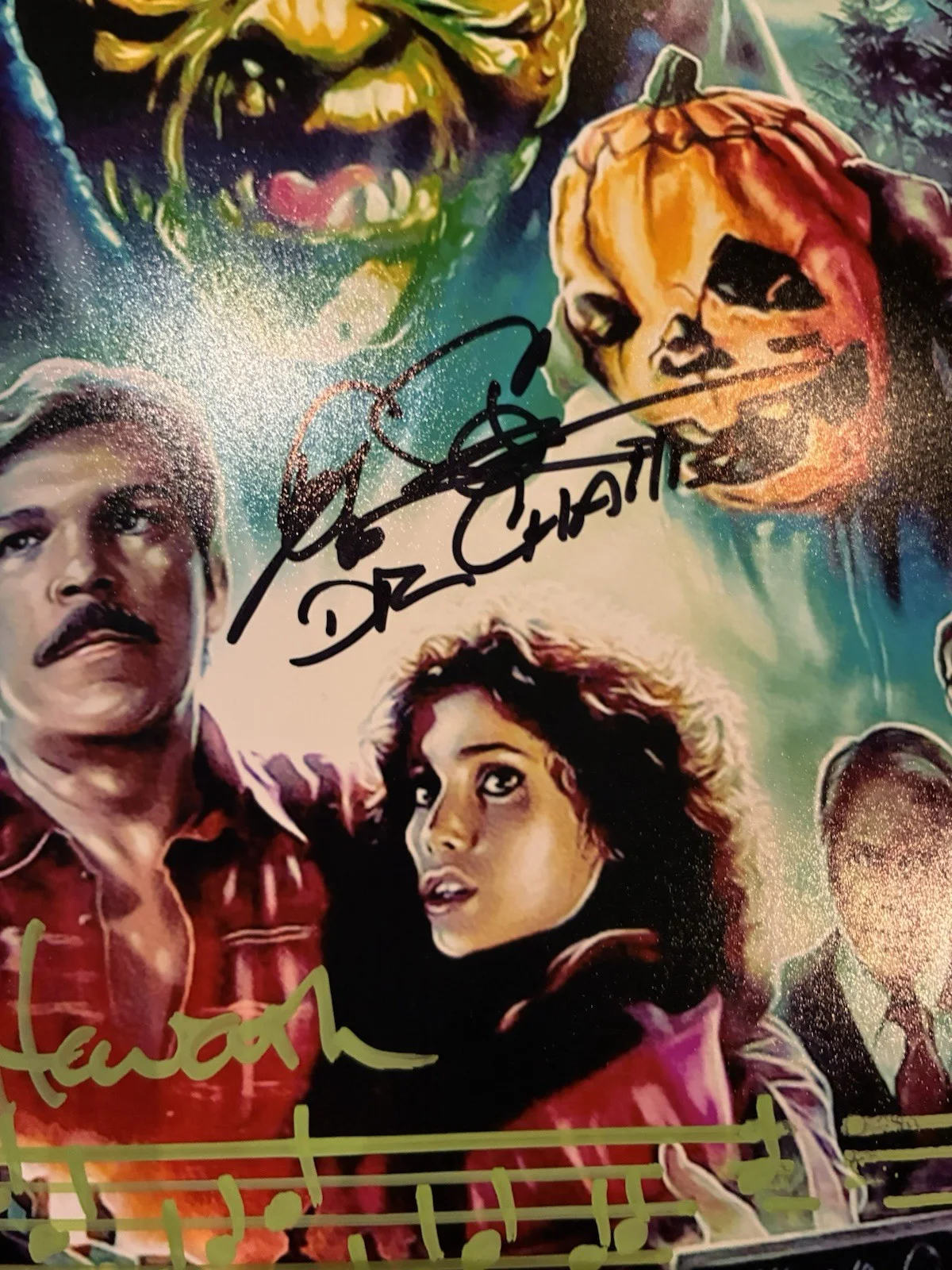 Halloween 3 Cast Signed Poster, image 4