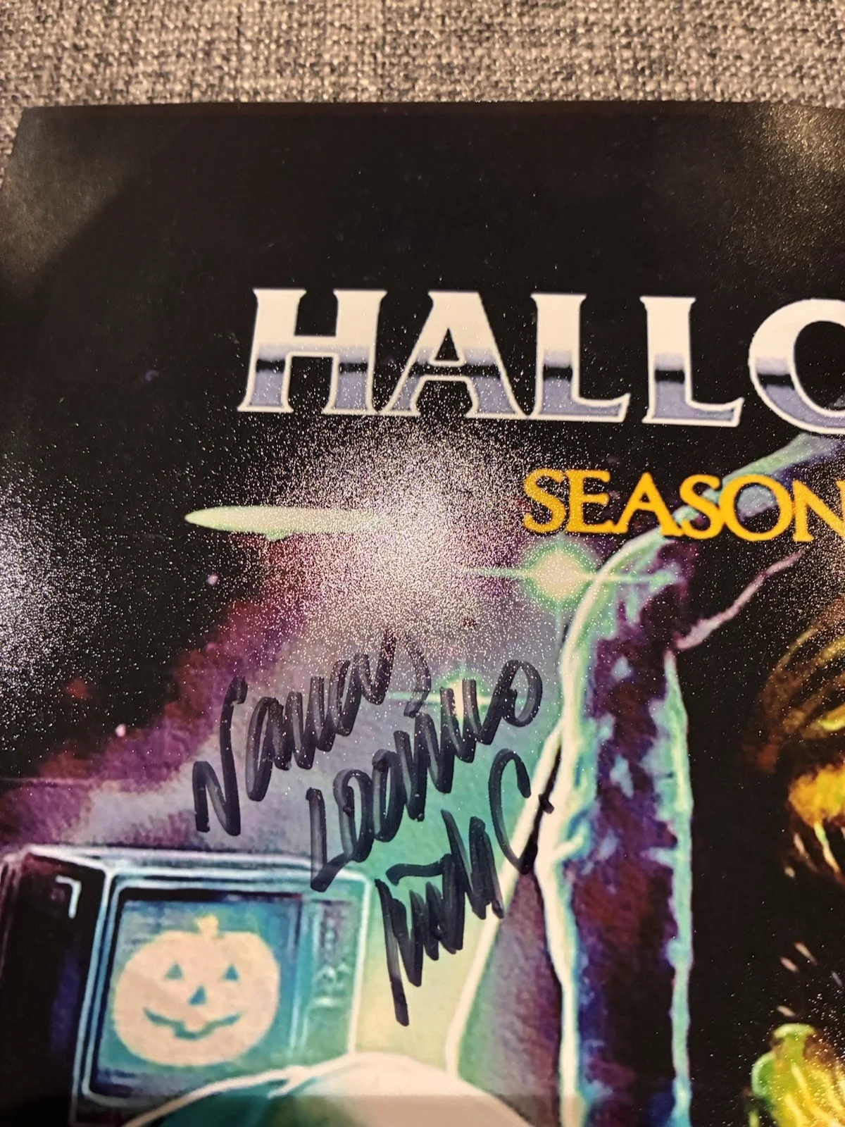 Halloween 3 Cast Signed Poster, image 5