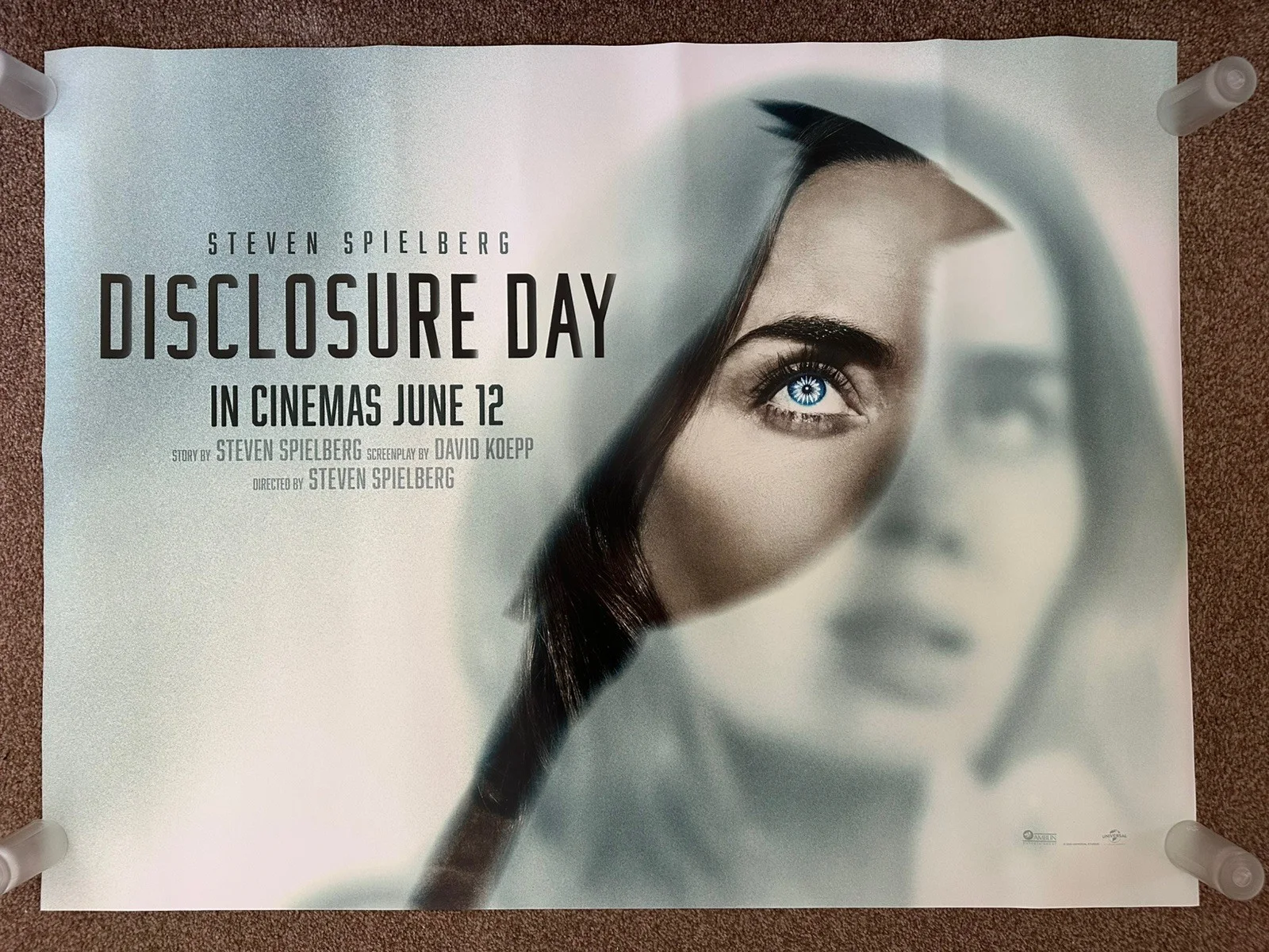 2 x Disclosure Day Original UK Double Sided Cinema Quad Poster, изображение 3