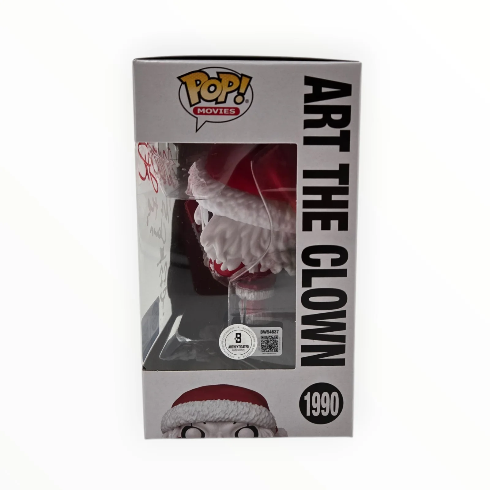 David Howard Thornton — David Howard Thornton Signed Funko Pop Terrifier Art Clown Autograph Beckett 37, image 2