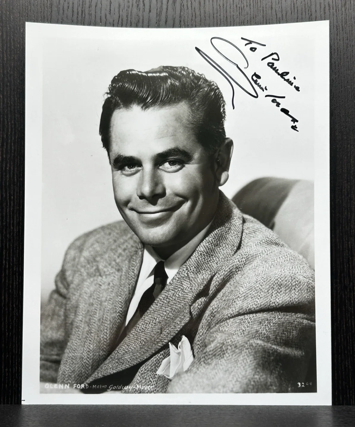 Glenn Ford — GLENN FORD HAND SIGNED 8x10 PHOTO Original Autograph JSA COA Gilda, 3:10 to Yuma, изображение 2