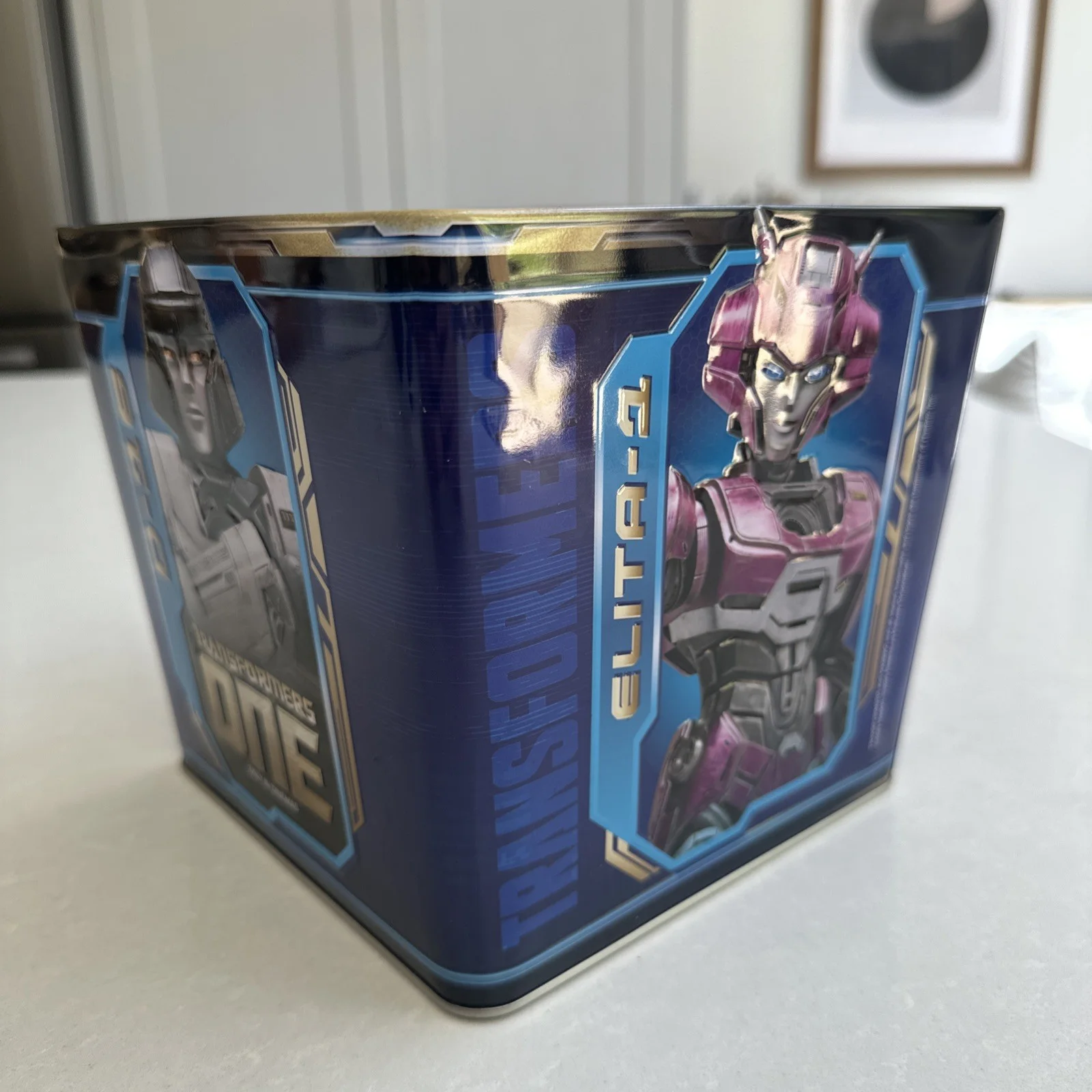 🍿🤖🇬🇧 NEW Transformers One/1 Movie/Film/Cinema 2024 Promo Popcorn Bucket UK, изображение 2