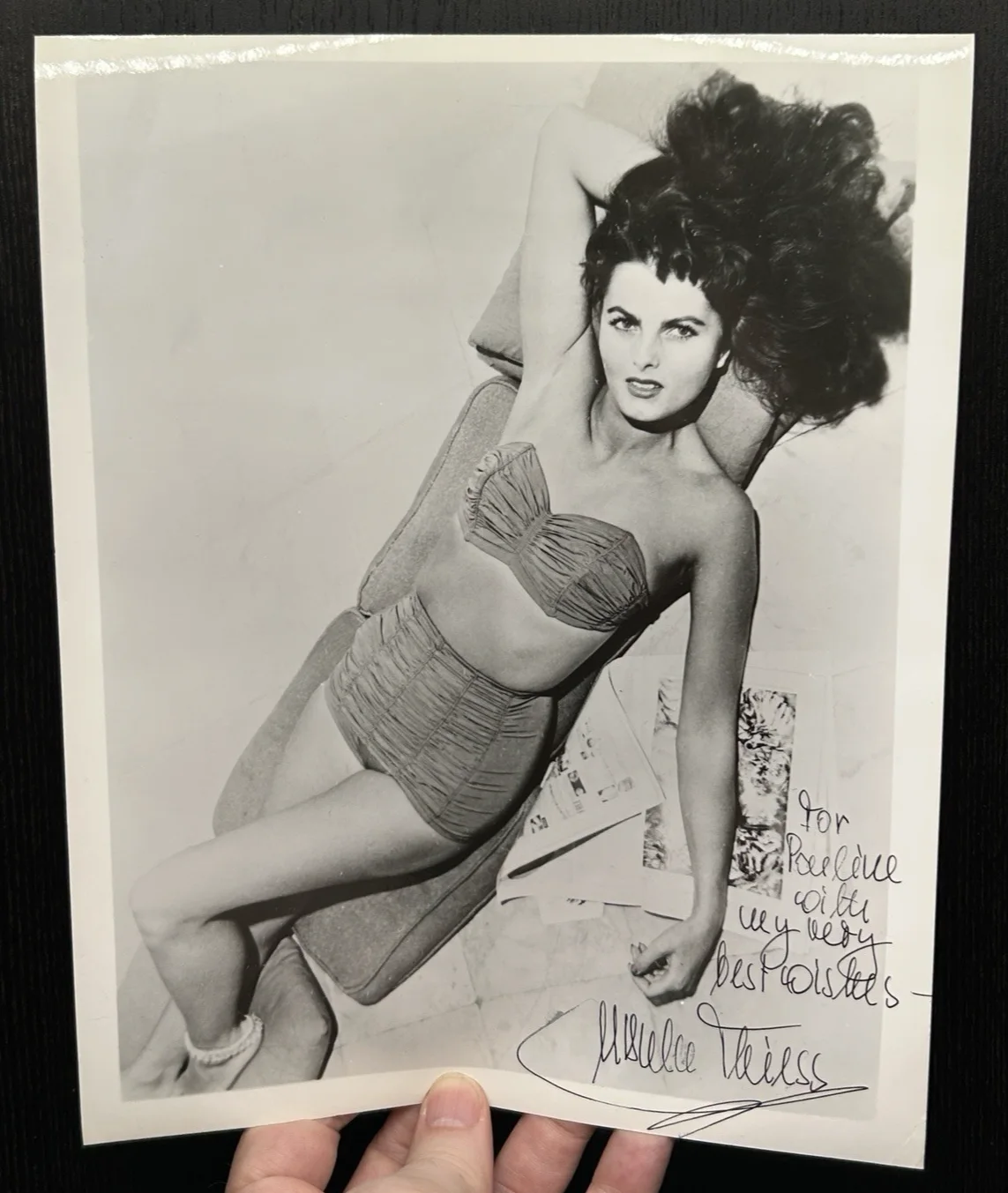 Ursula Theiss — URSULA THEISS SEXY SIGNED 8x10 PHOTO Original Autograph JSA COA German Actress, image 2