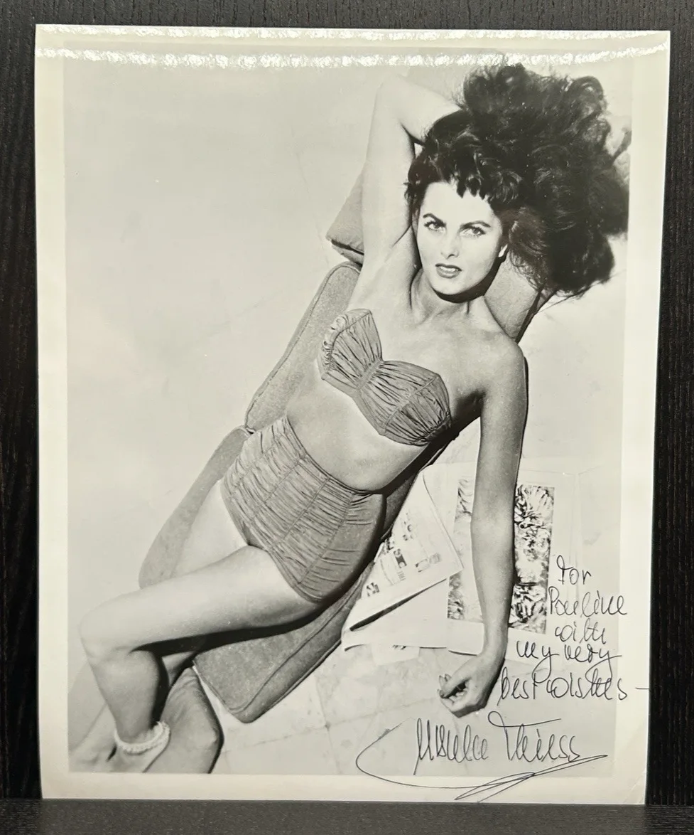 Ursula Theiss — URSULA THEISS SEXY SIGNED 8x10 PHOTO Original Autograph JSA COA German Actress, image 3