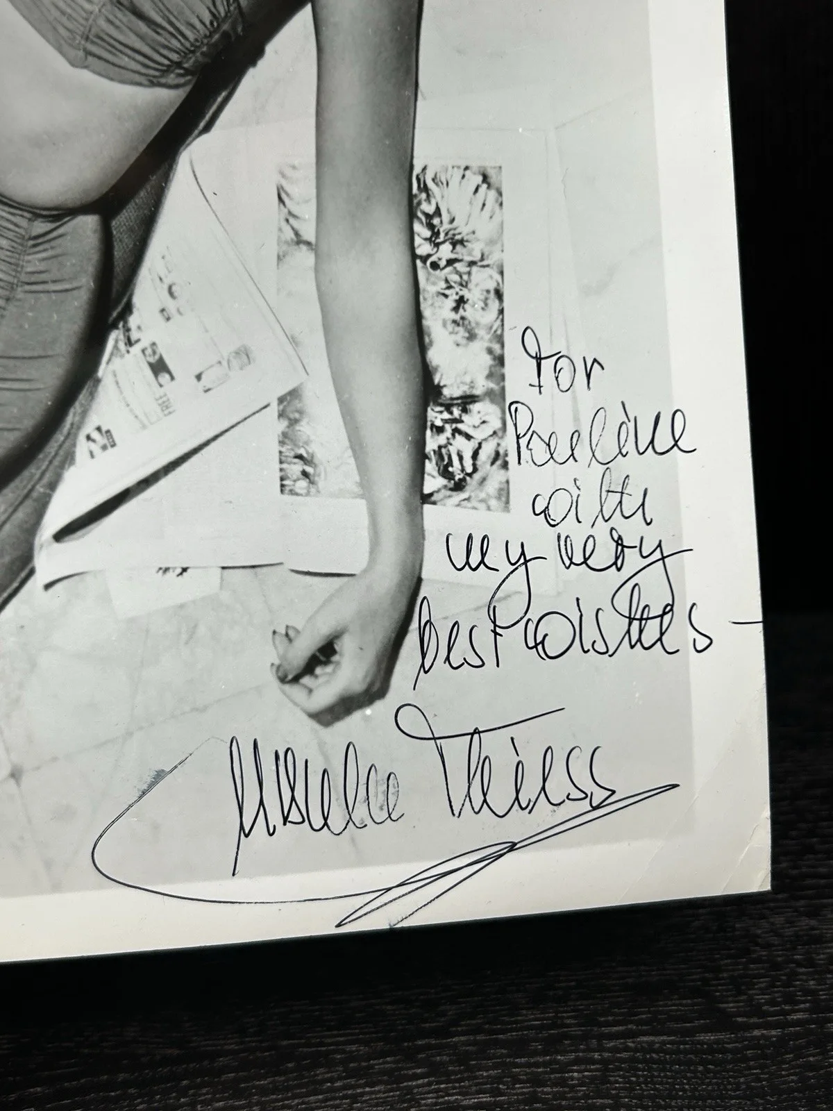 Ursula Theiss — URSULA THEISS SEXY SIGNED 8x10 PHOTO Original Autograph JSA COA German Actress, image 4